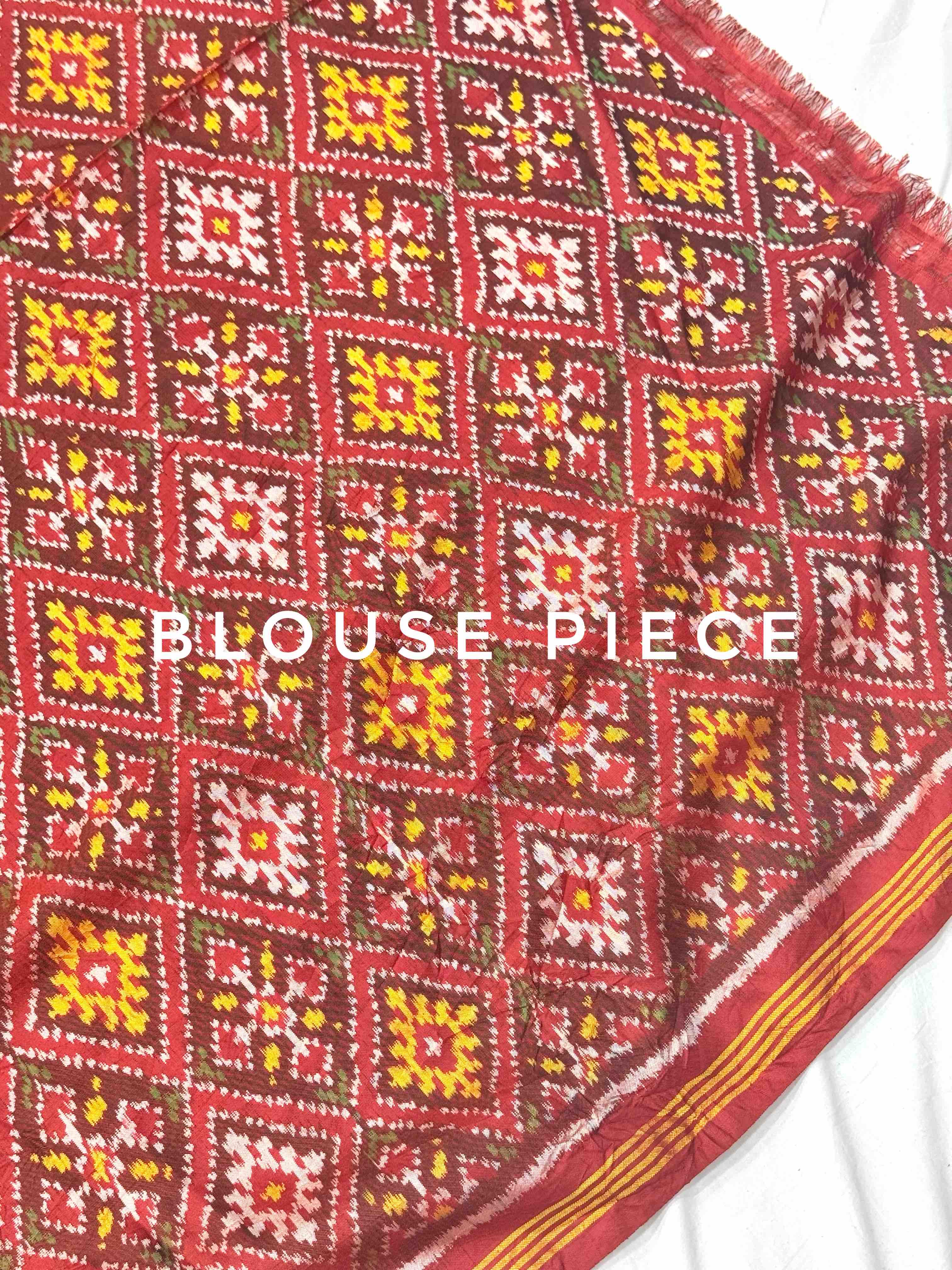 Red & Rani Bandhani Patola Saree