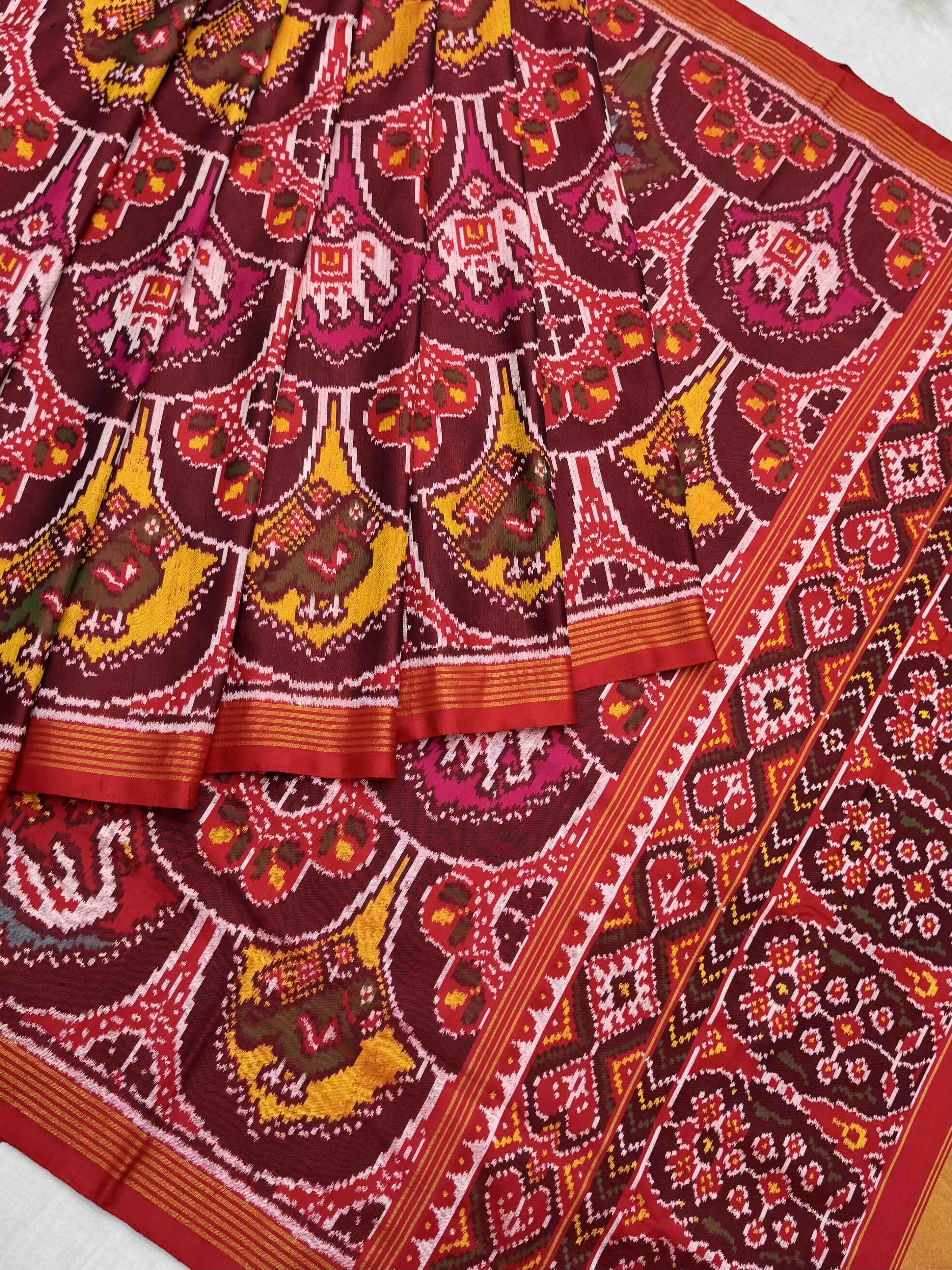 Multifiure Narikunj Patola Saree