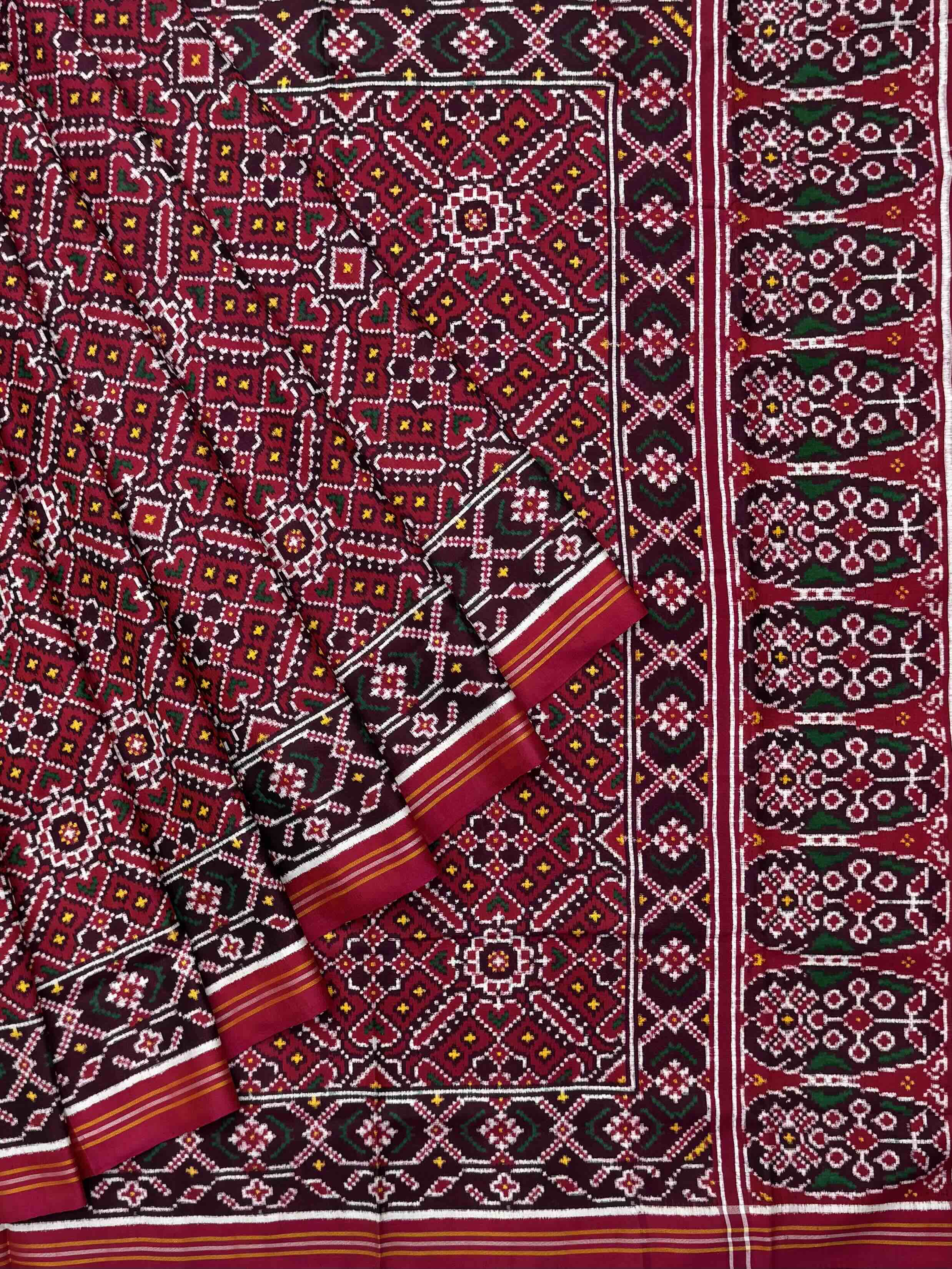 Rani Pink Manekchawk Patan Patola