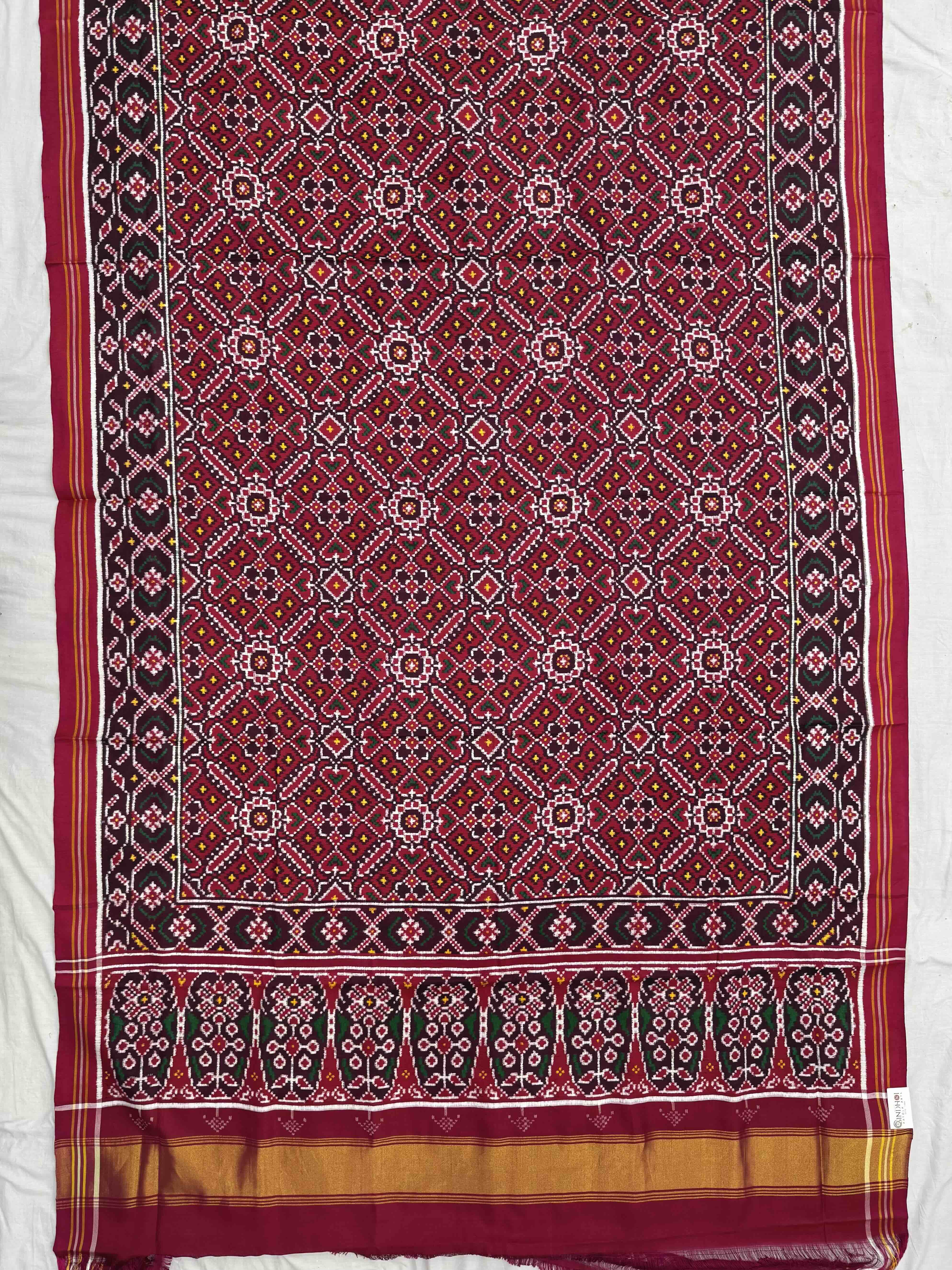 Rani Pink Manekchawk Patan Patola