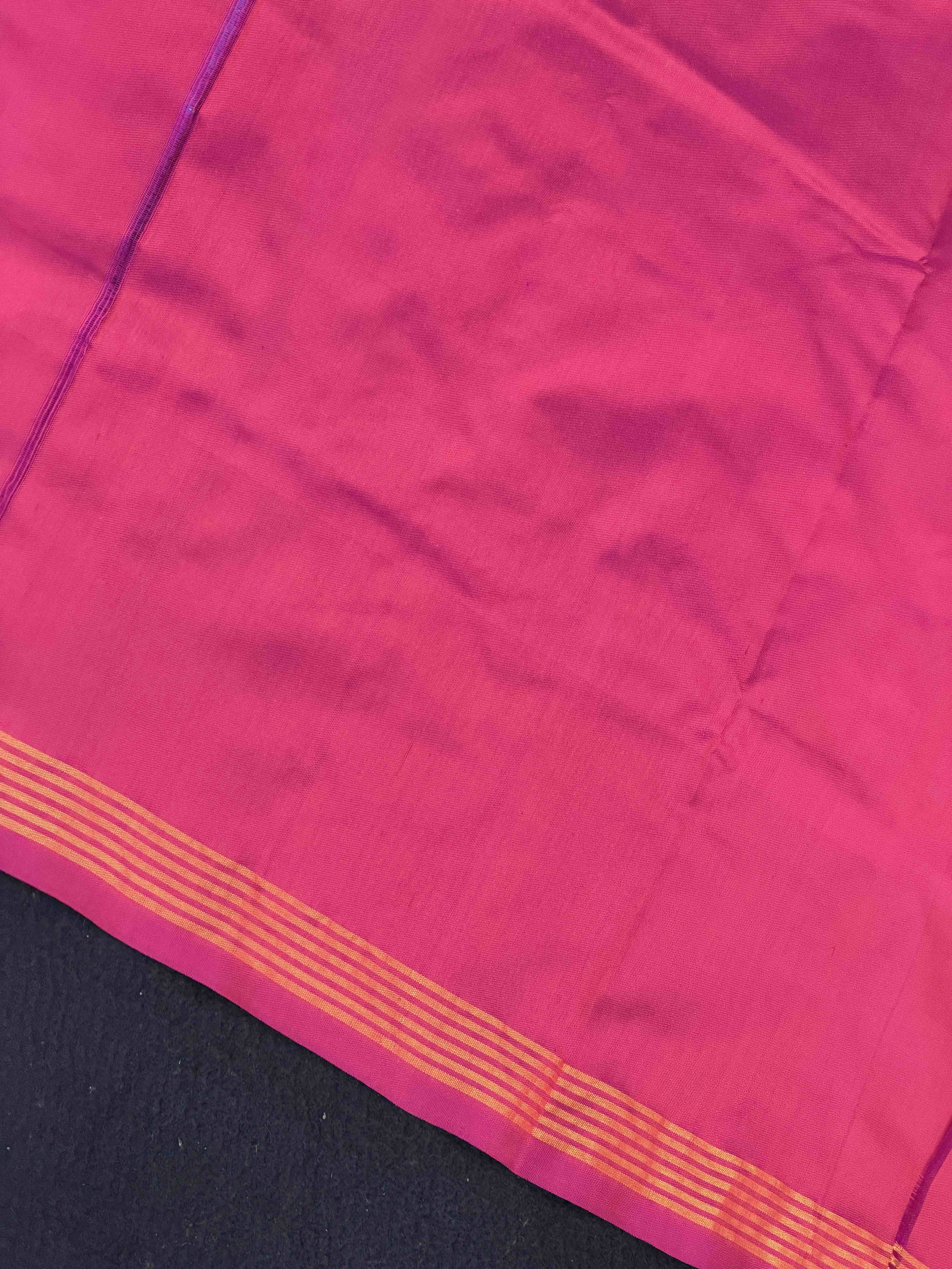 Pink & turquoise Blue Panchanda Patola Saree