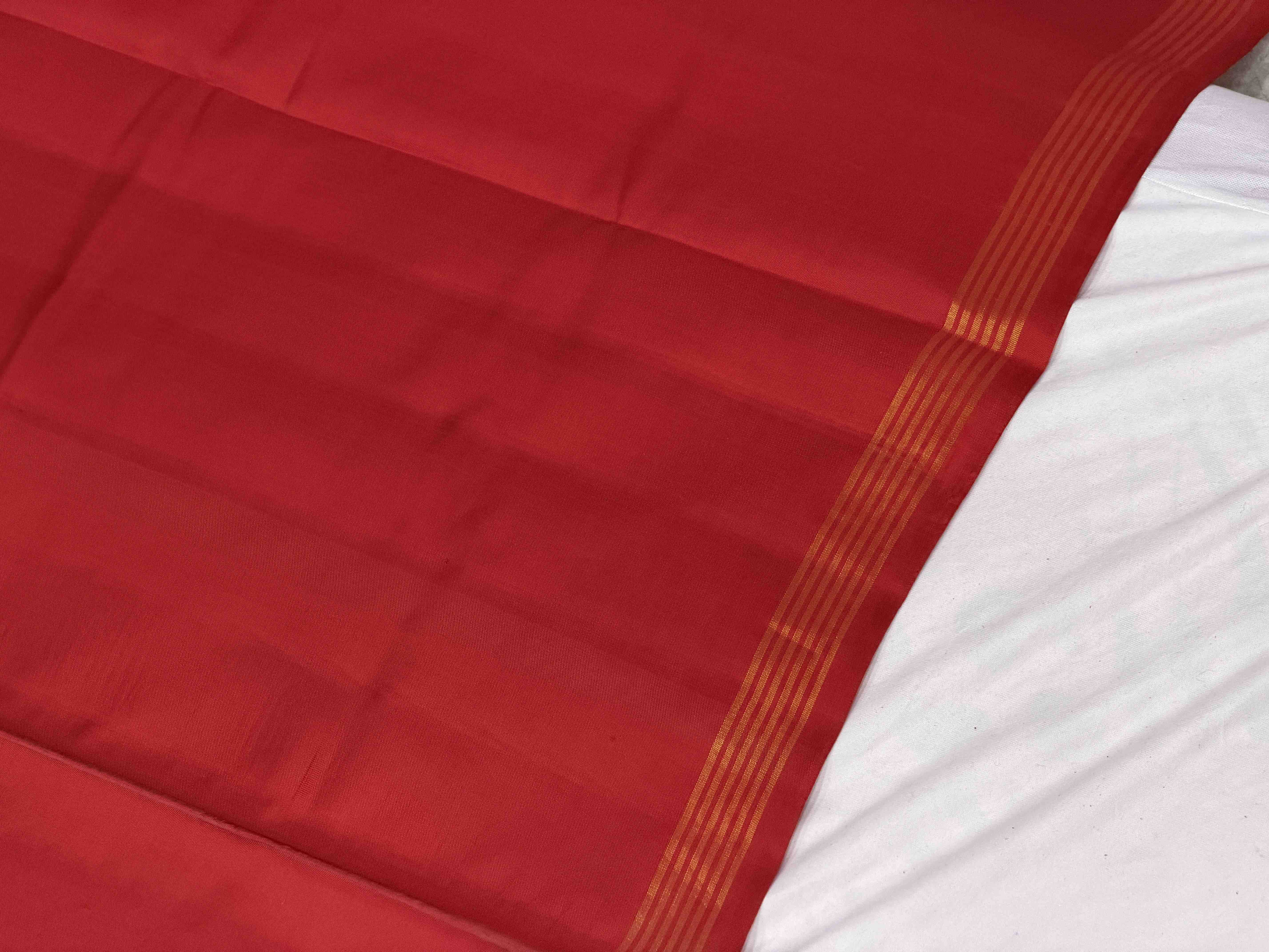 Red & musterd Navaratan Patola Saree