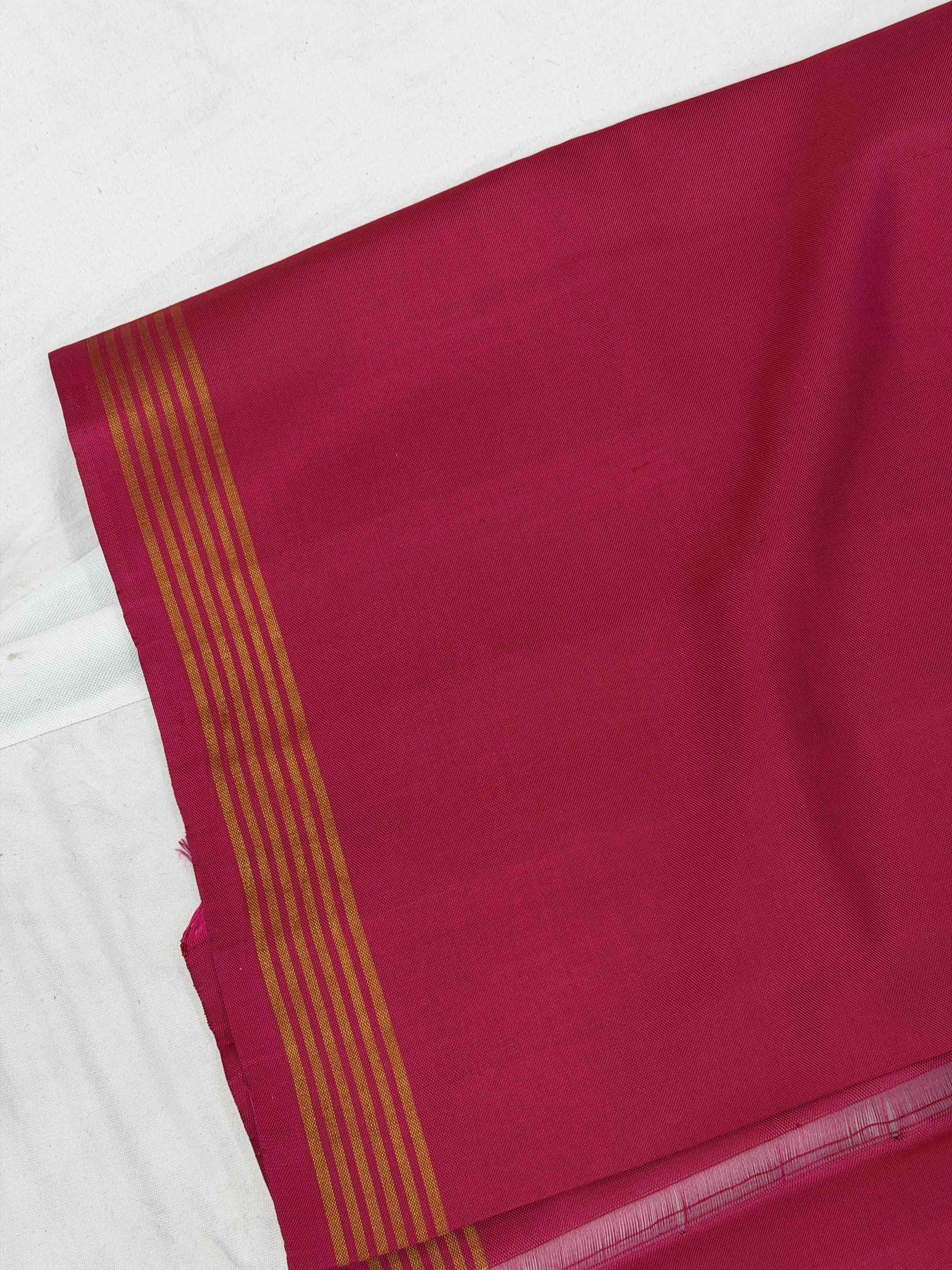 Pink with multi colour shadee Single Ikat Patola