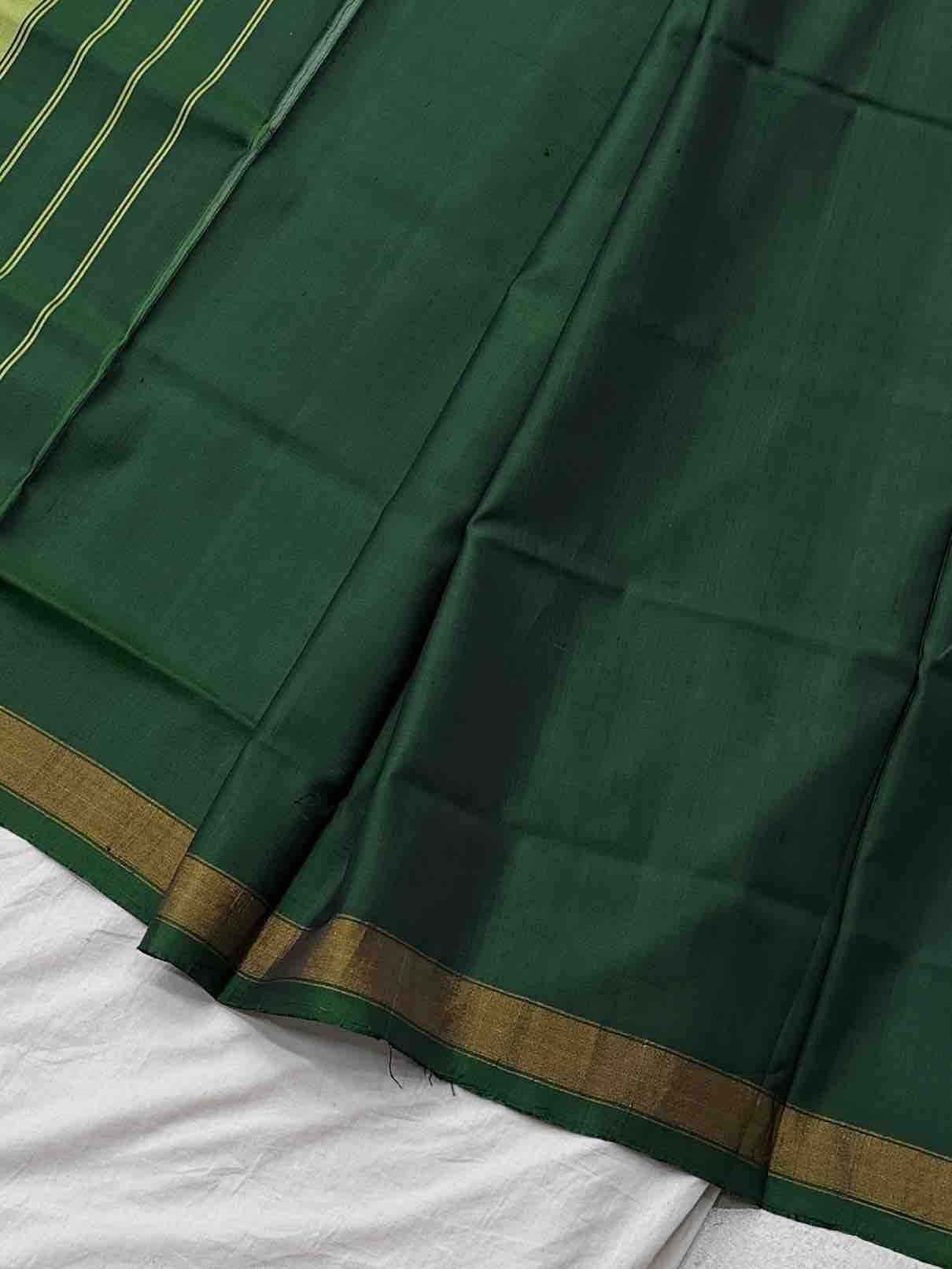 Green Navaratan Small border Rajkoti Patola Saree
