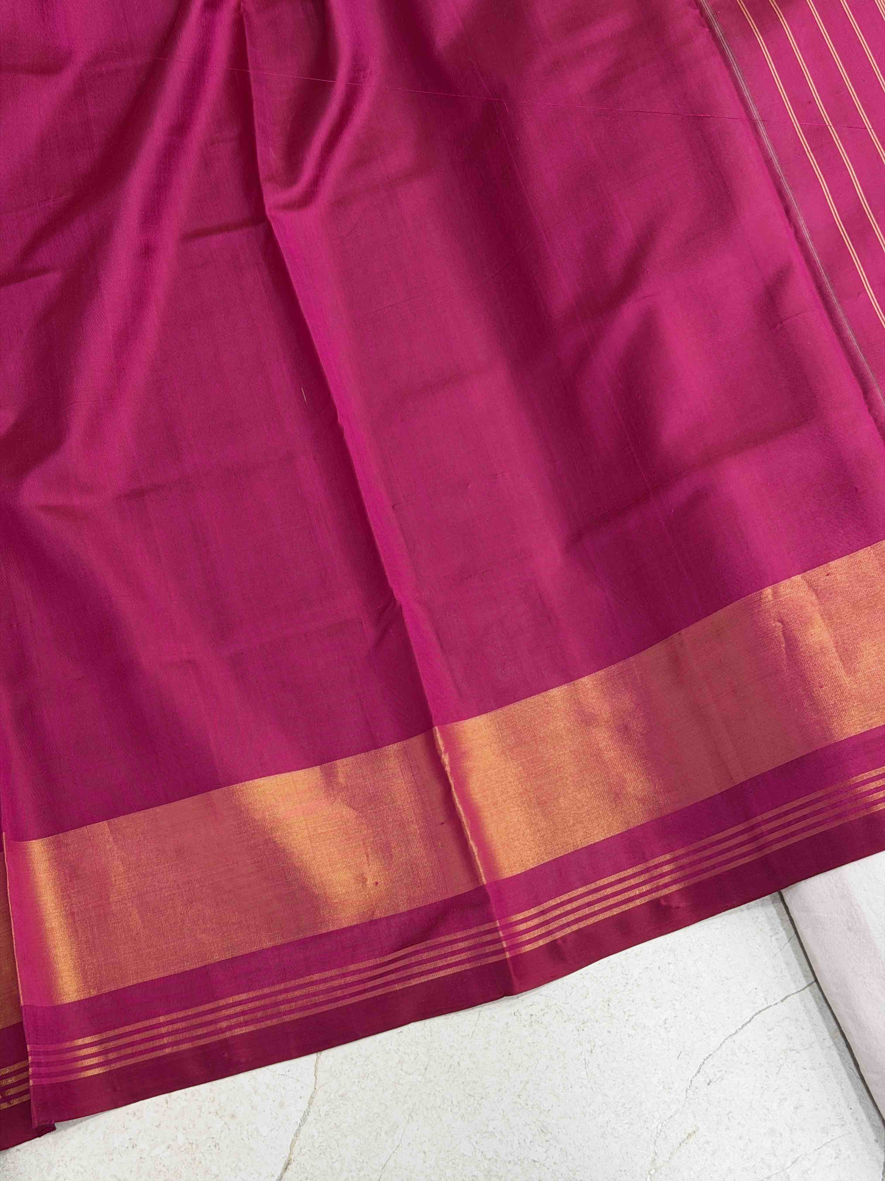 Shayam Gulabi Narikunj Rajkoti Patola