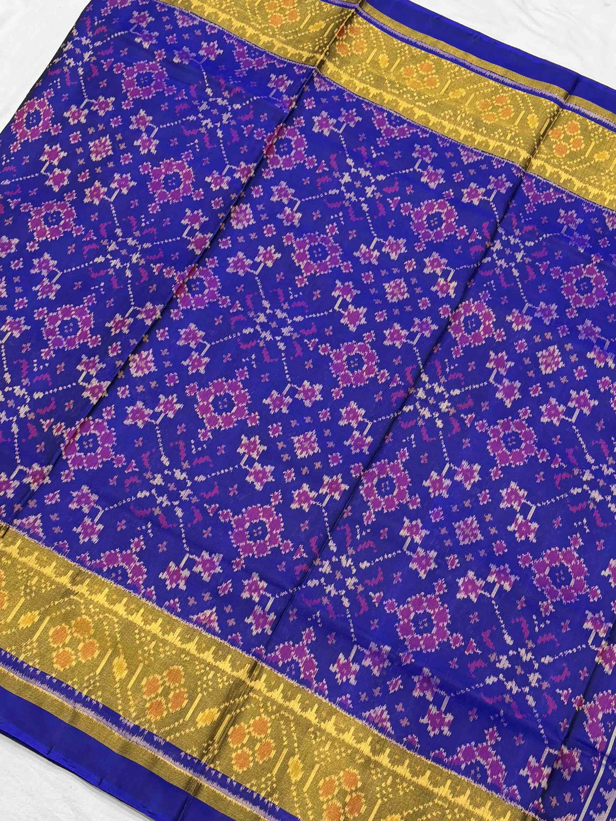Tissue Border Navaratn Rajkot patola Saree