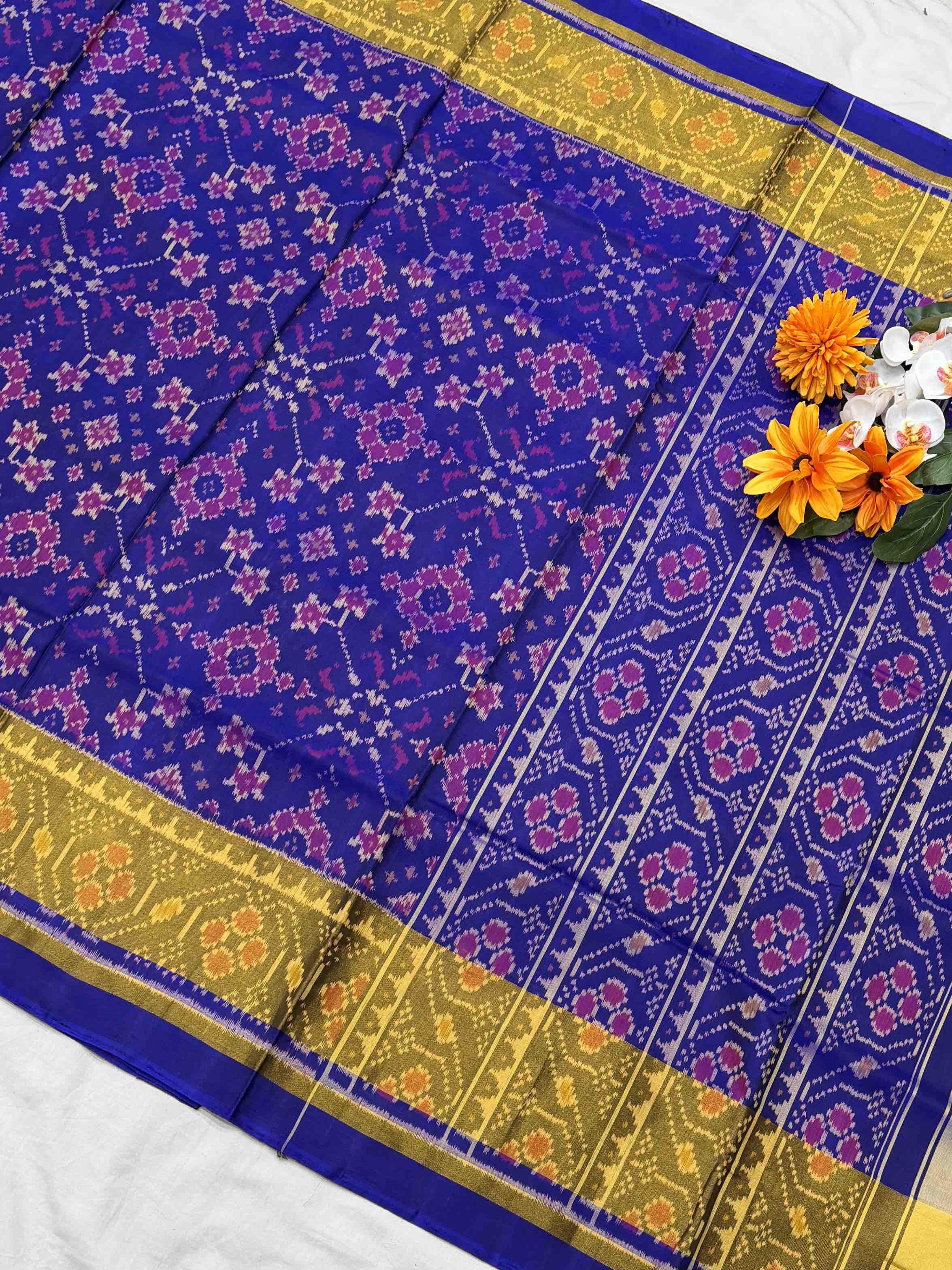 Tissue Border Navaratn Rajkot patola Saree
