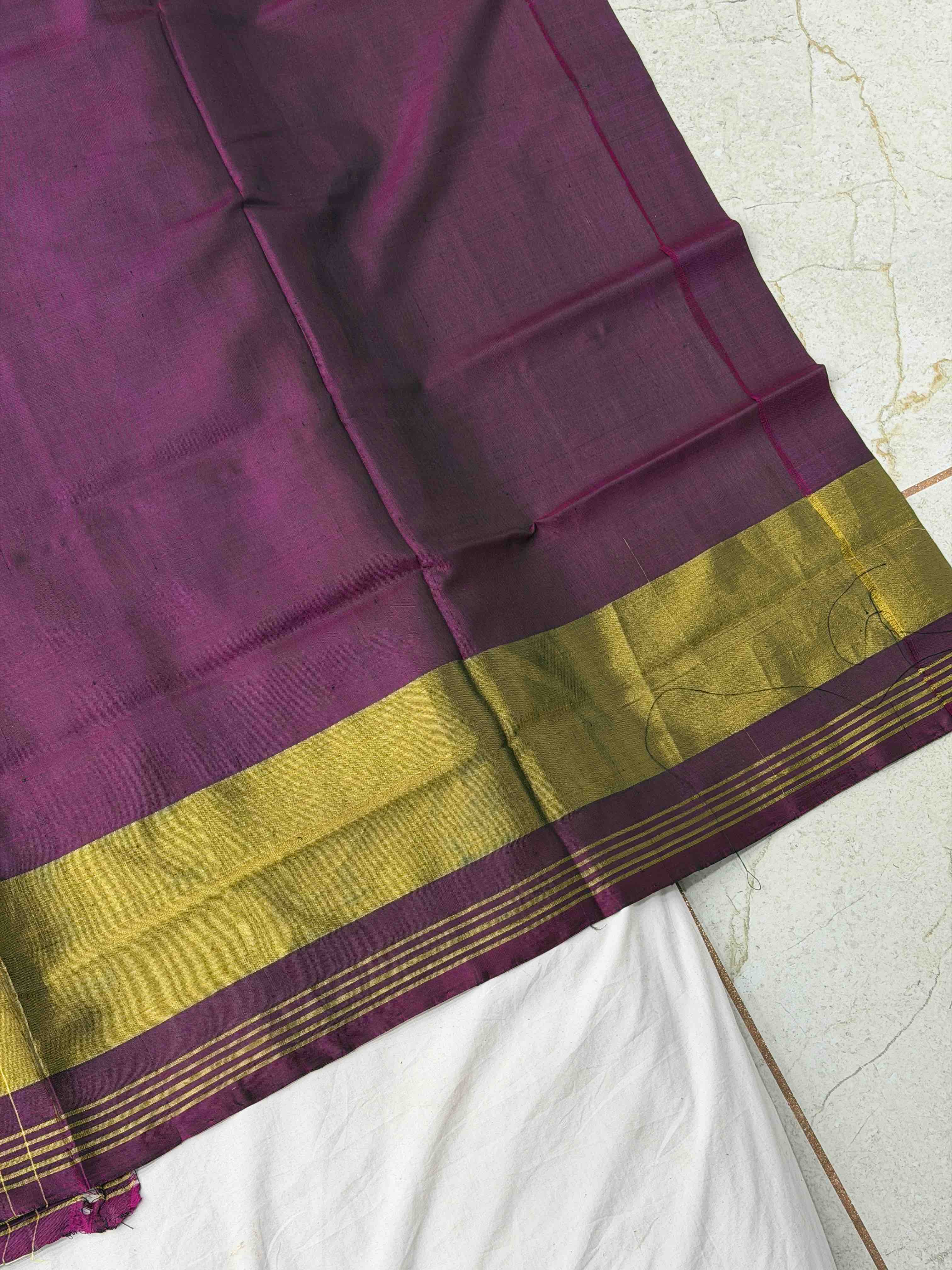Purple & Green Panchanda Rajkot Patola Saree