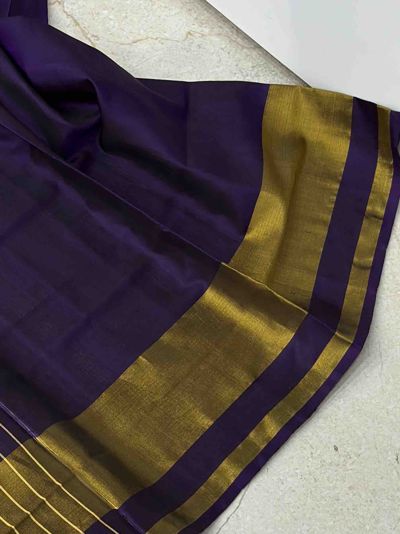 Dark purple Narikunj Bandhani Rajkot Patola Saree