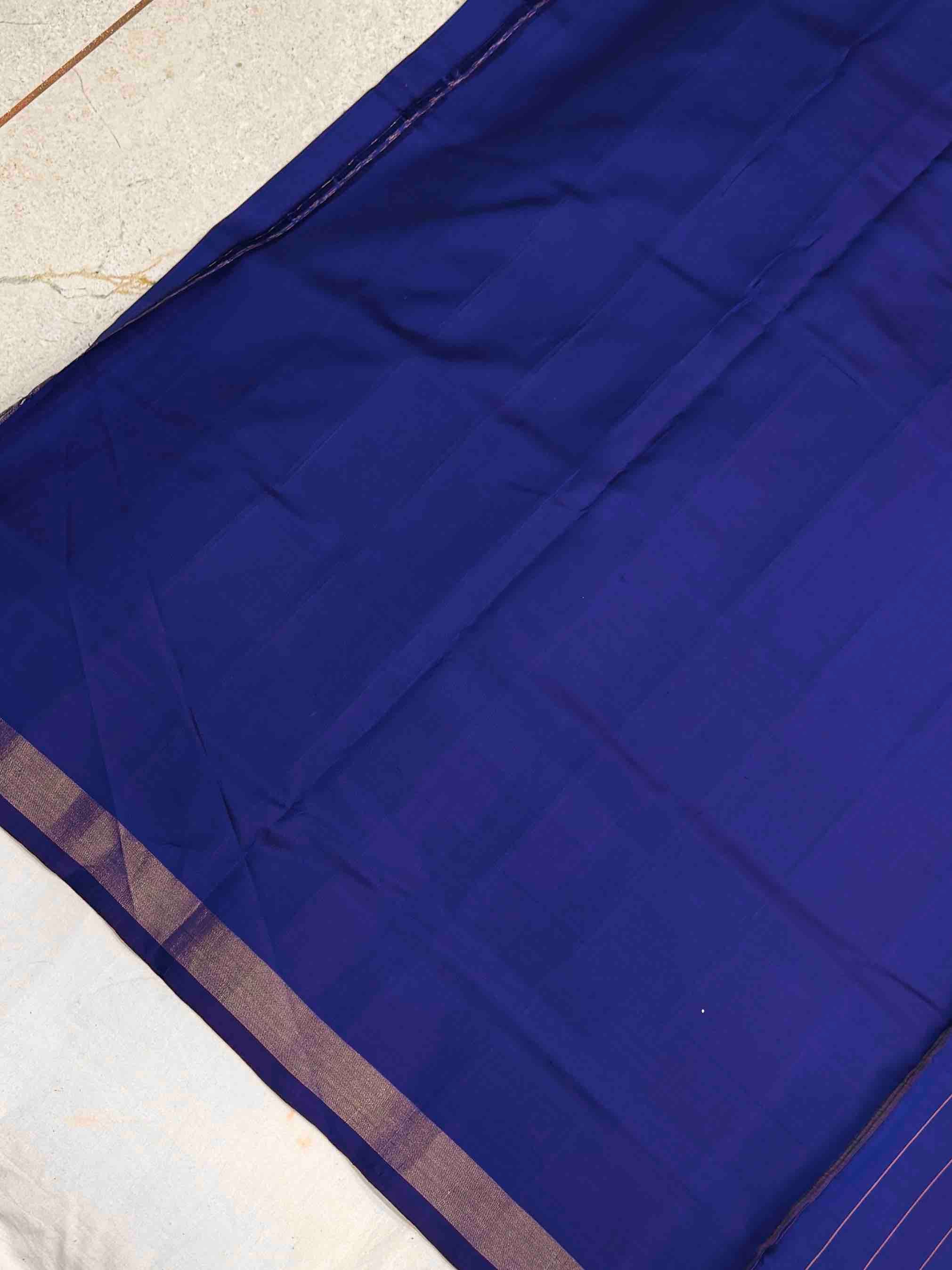 Traditional Wine & Blue Rajkot Patola Saree - Handloom Silk Ethnic Wear