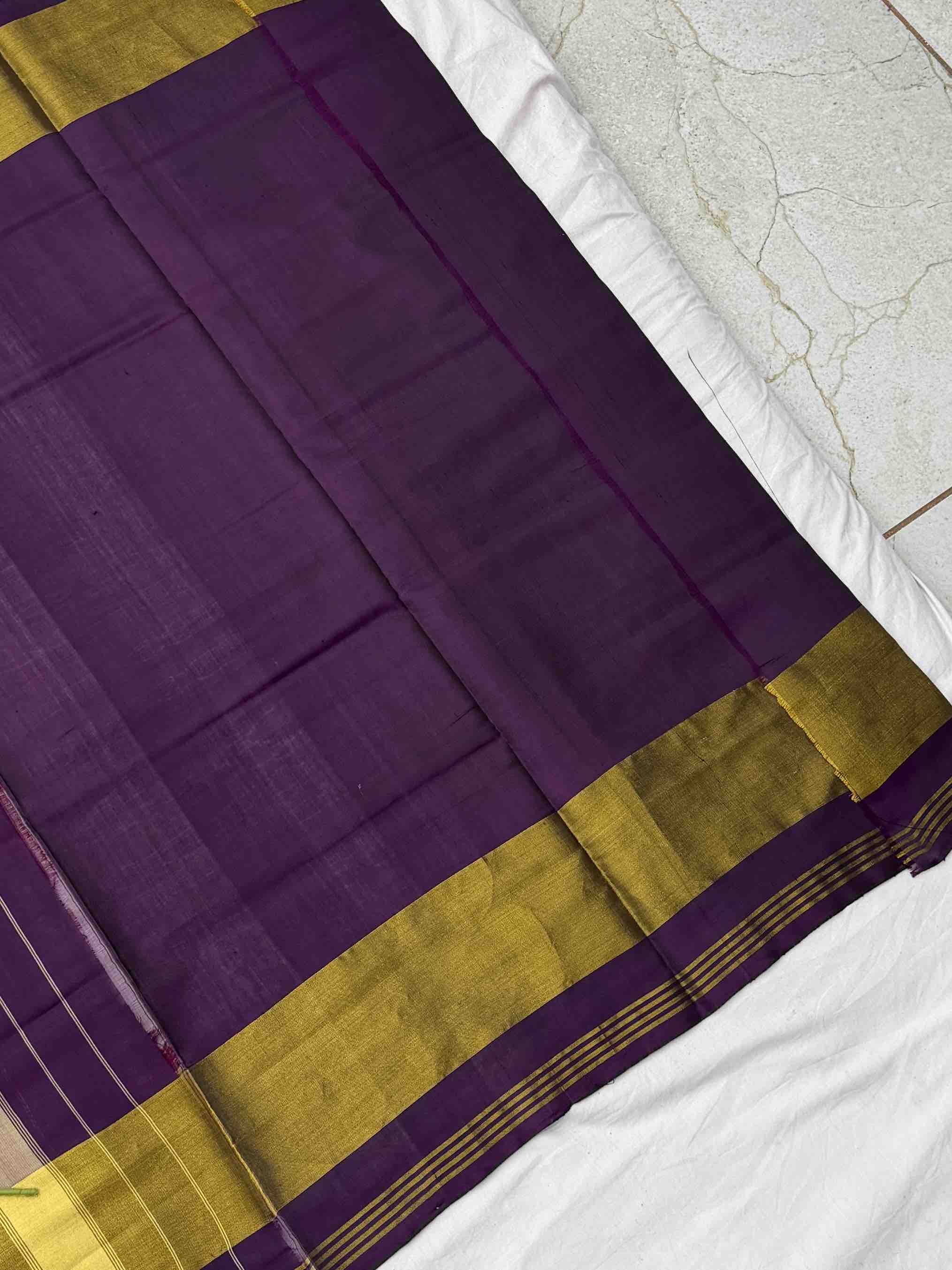 Purple pink Navratan Rajkot Patola Saree