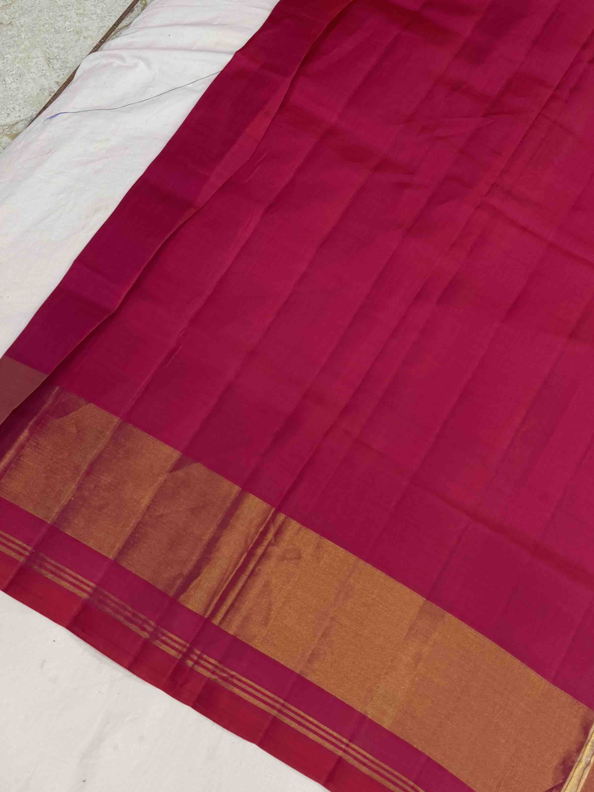 Pink Manekchawk Mix Tissue Border Rajkot Patola Saree