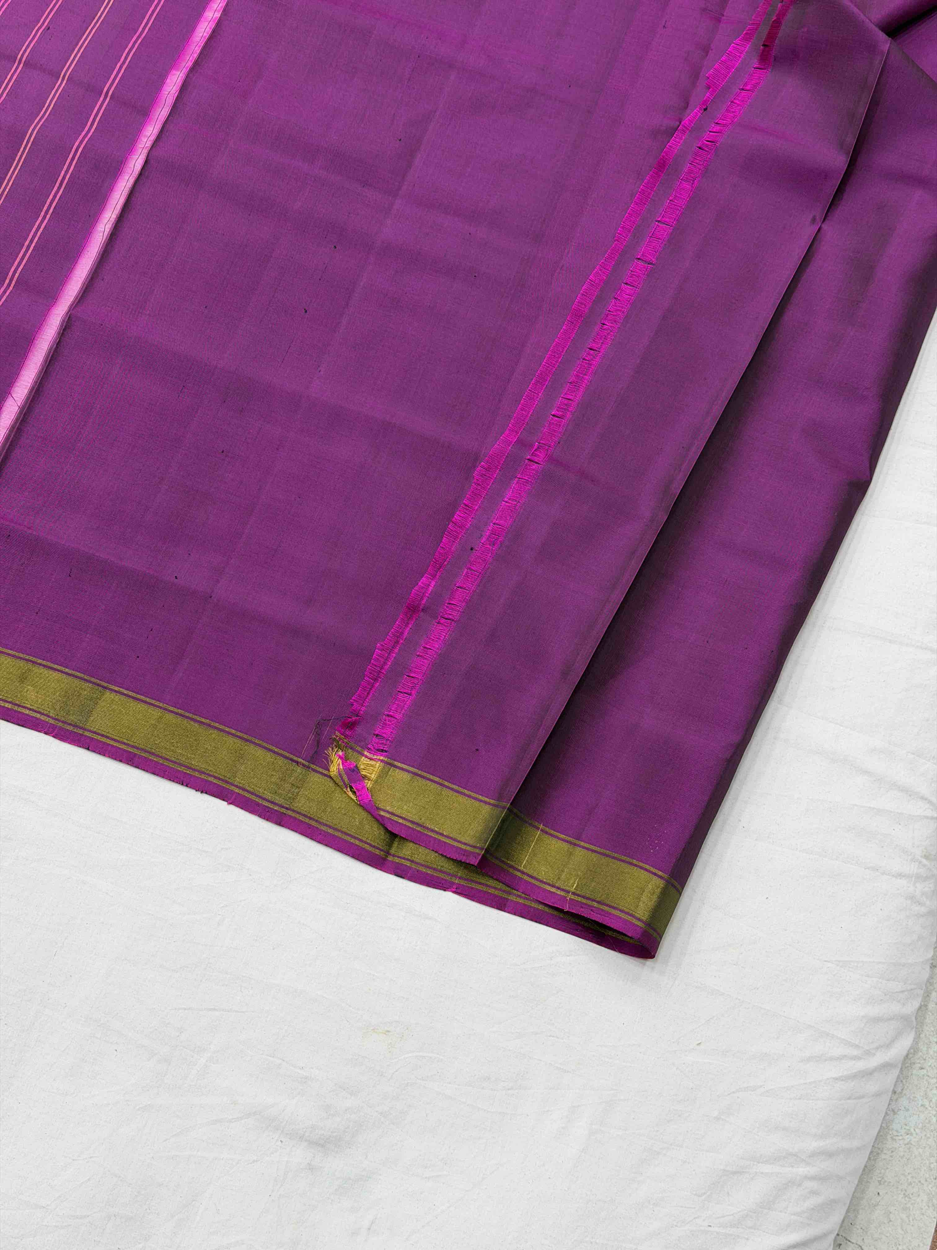 Magenta Purple Navartan Hathi rajkot Patola Saree