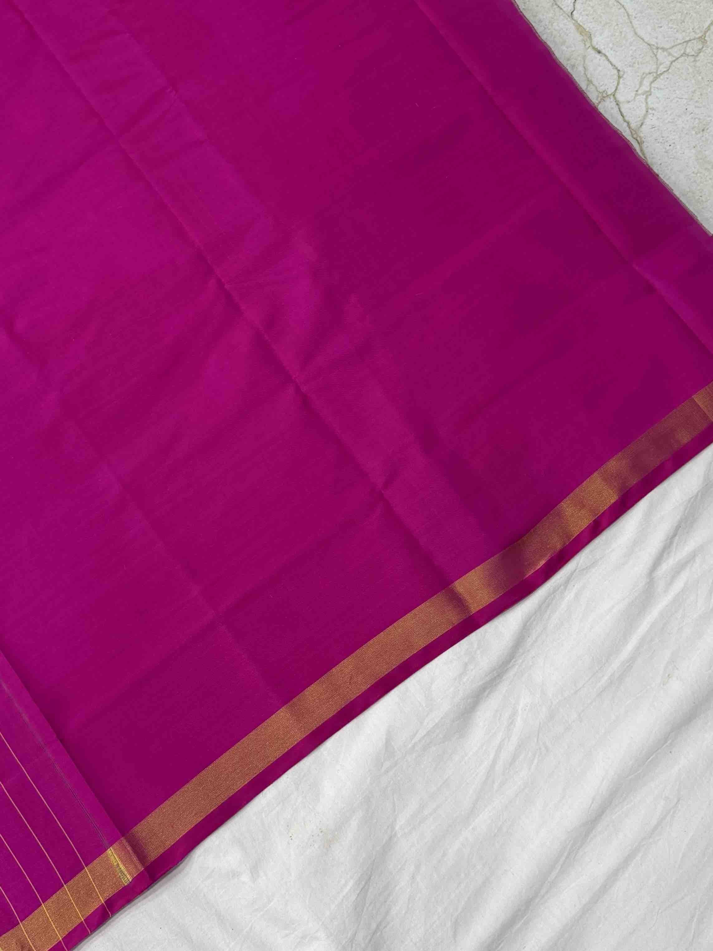 Pink & Parrot yellow shaded Patola Saree