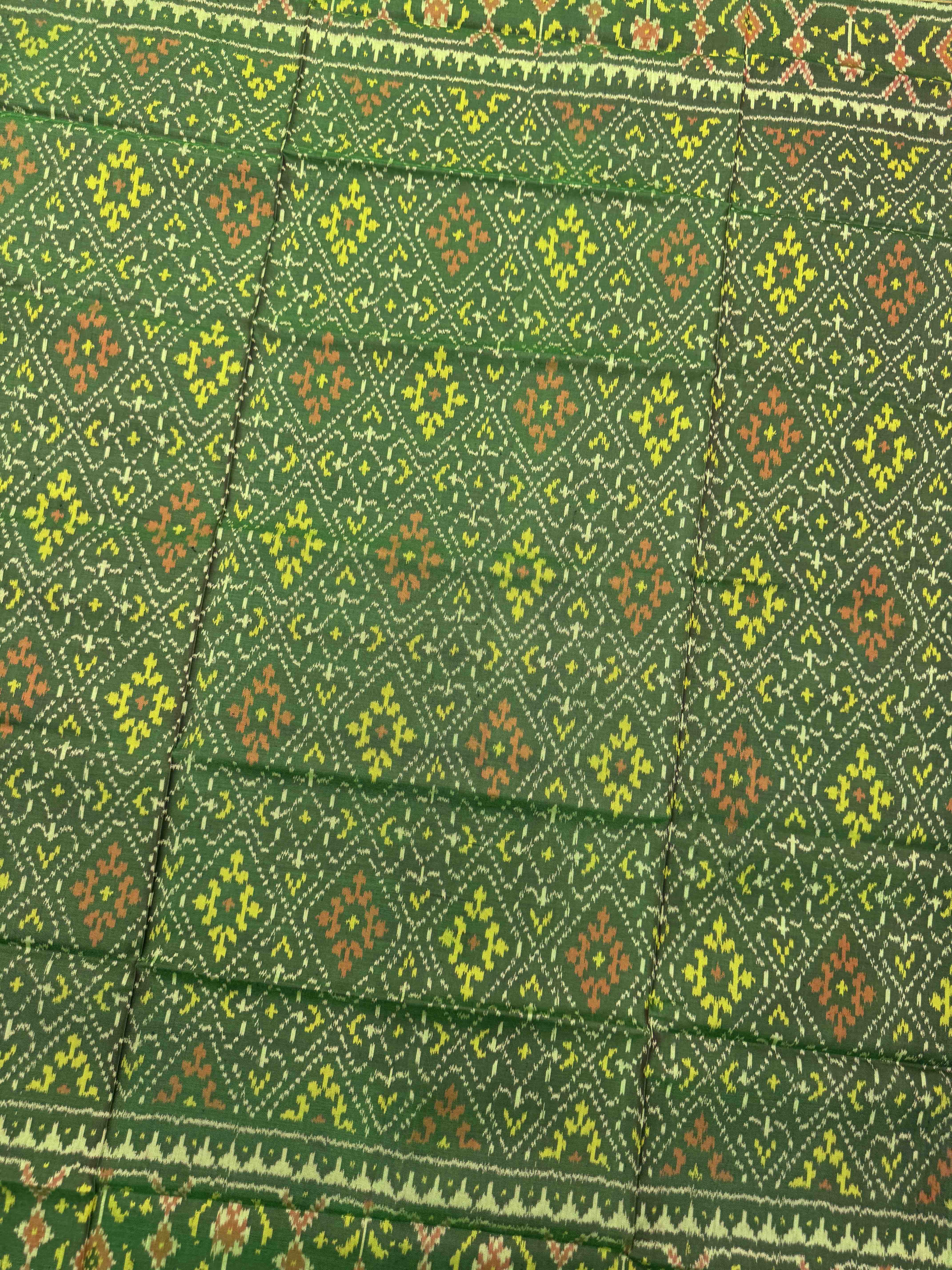 Green Panchanda Patola Dupatta