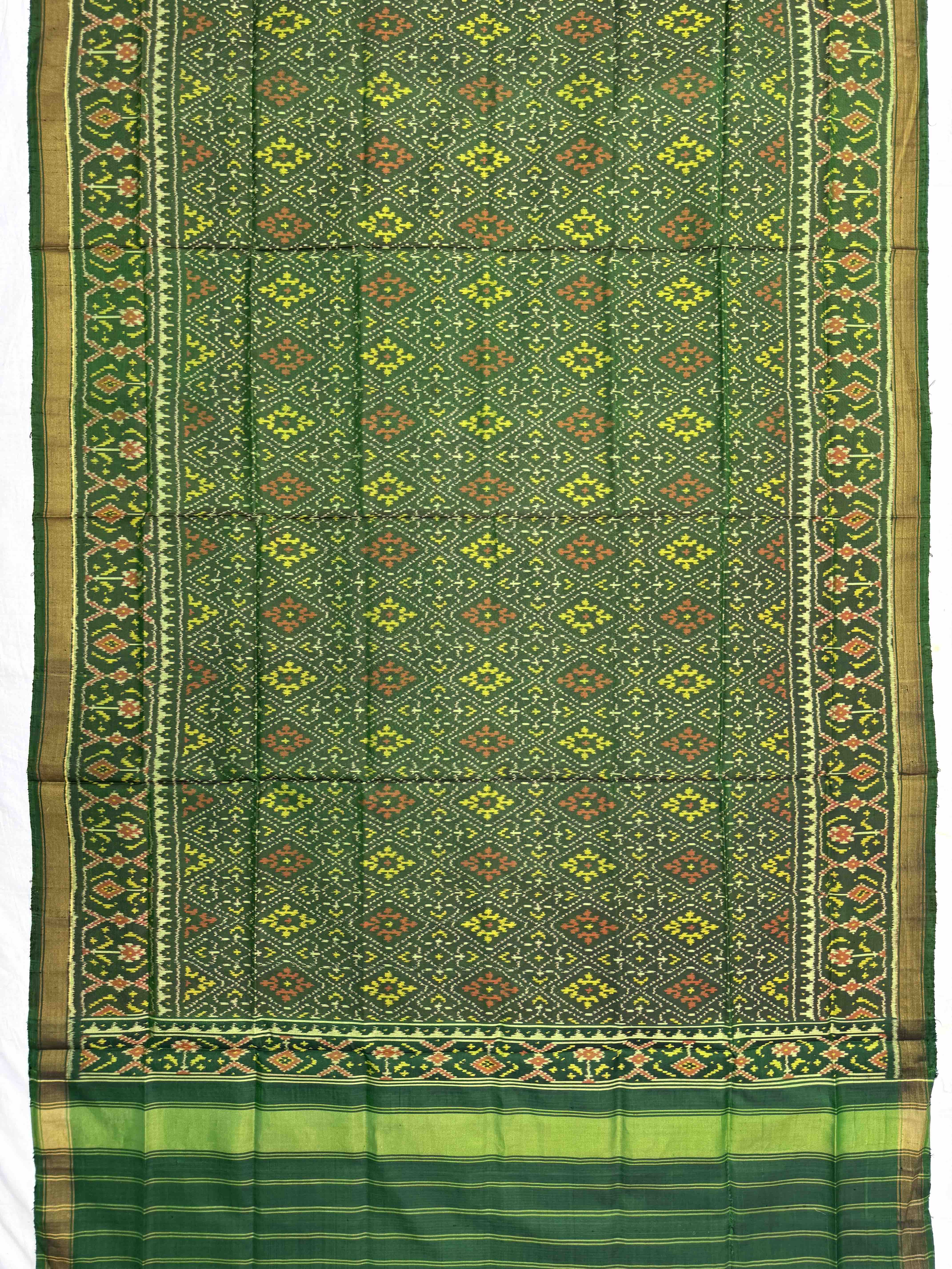 Green Panchanda Patola Dupatta