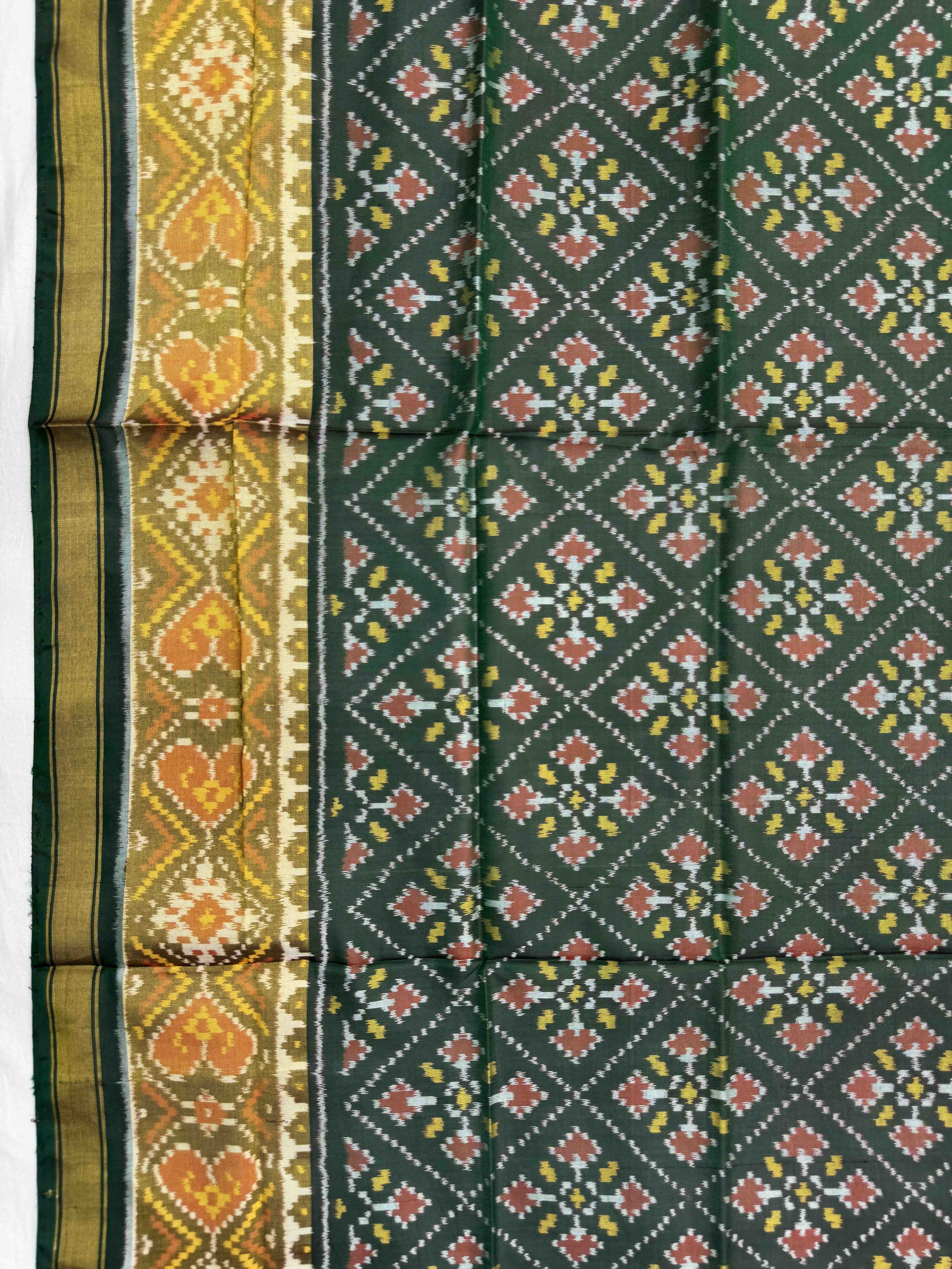 Dark Green Panchanda Patola Dupatta