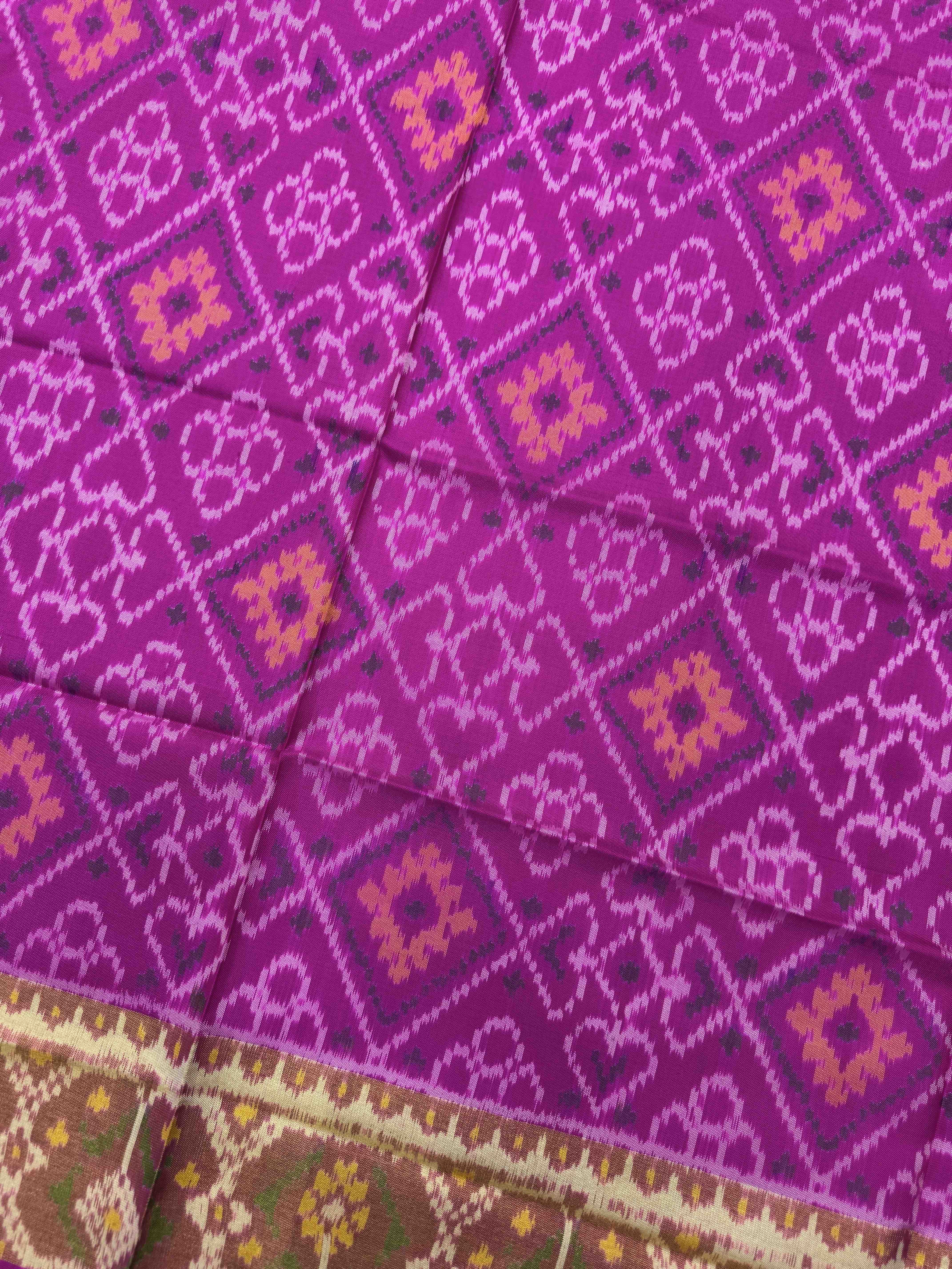 Pink Panchanda Patola Dupatta