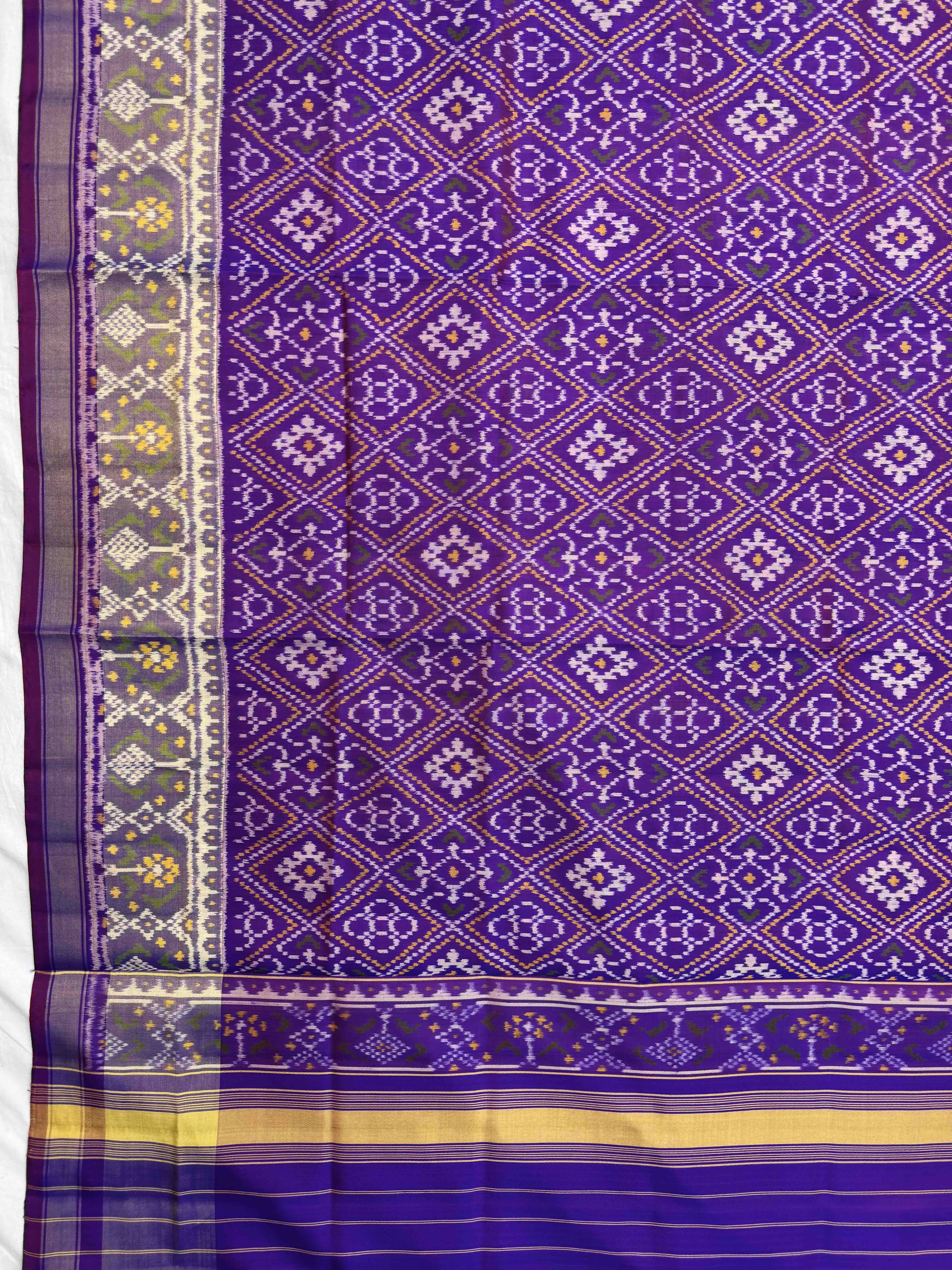Purple Panchanda Patola Dupatta