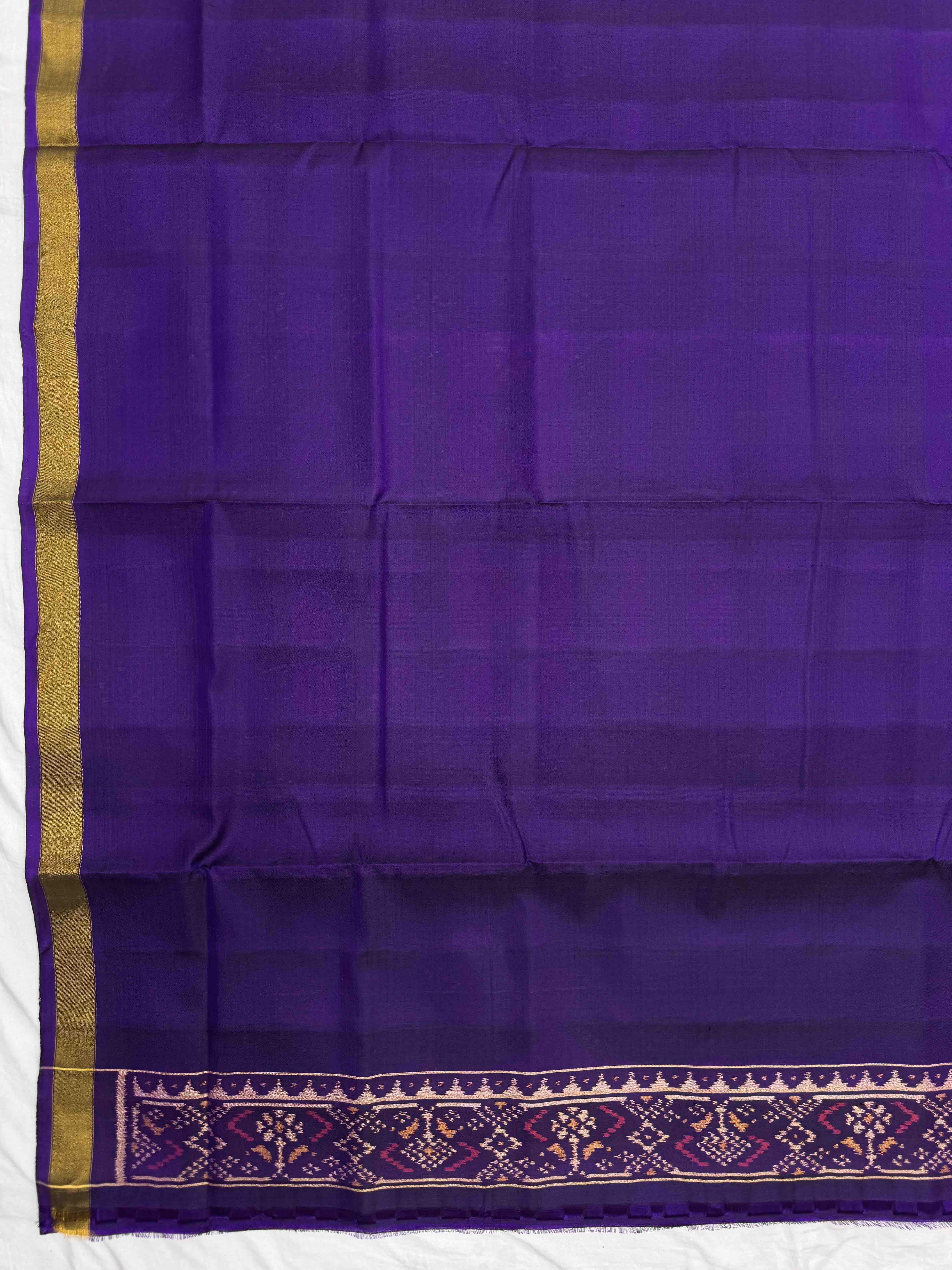 Purple & Pink Panchanda with Doted Patola Dress