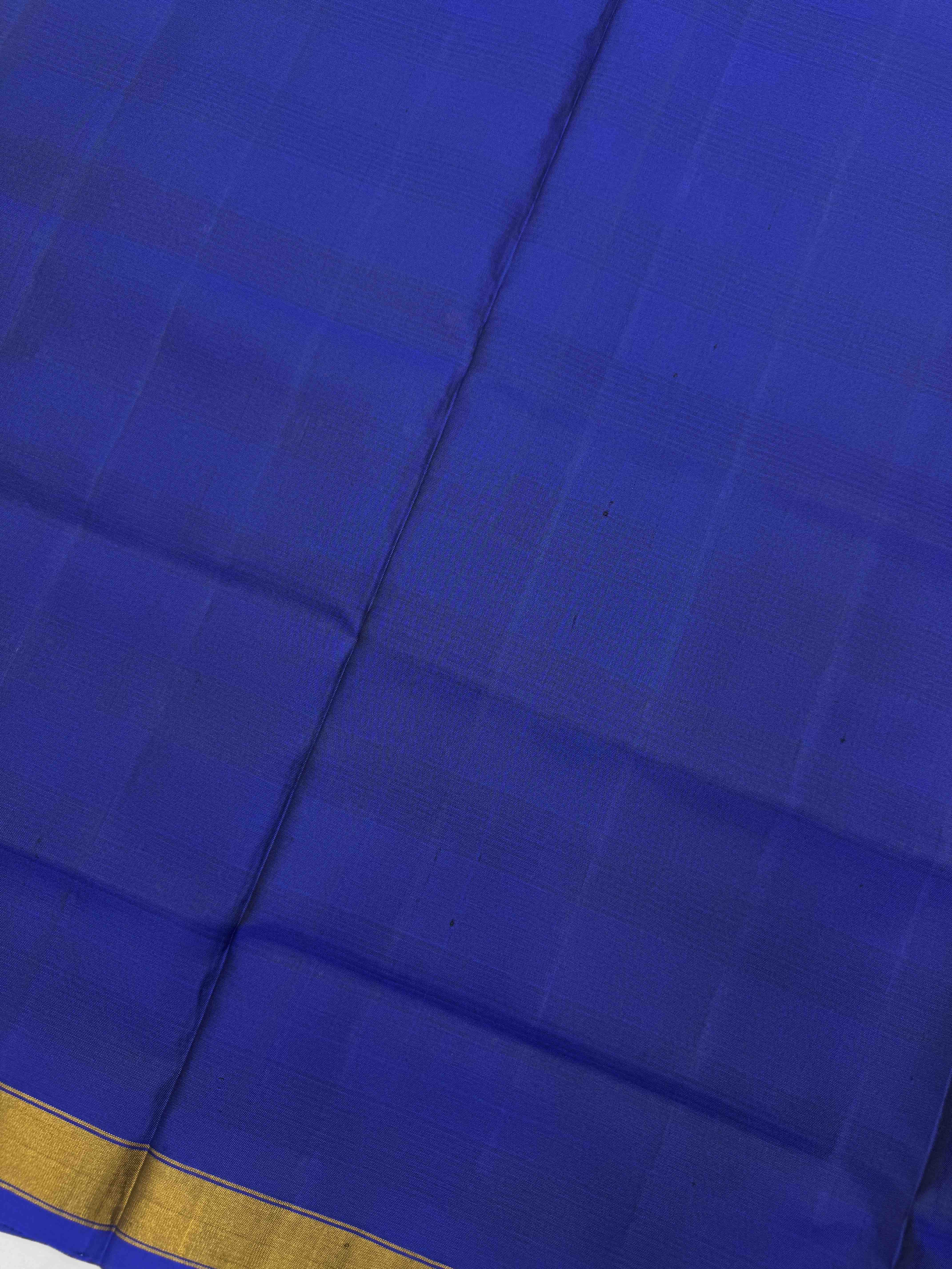 Blue & Purple Panchanda with Doted Patola Dress