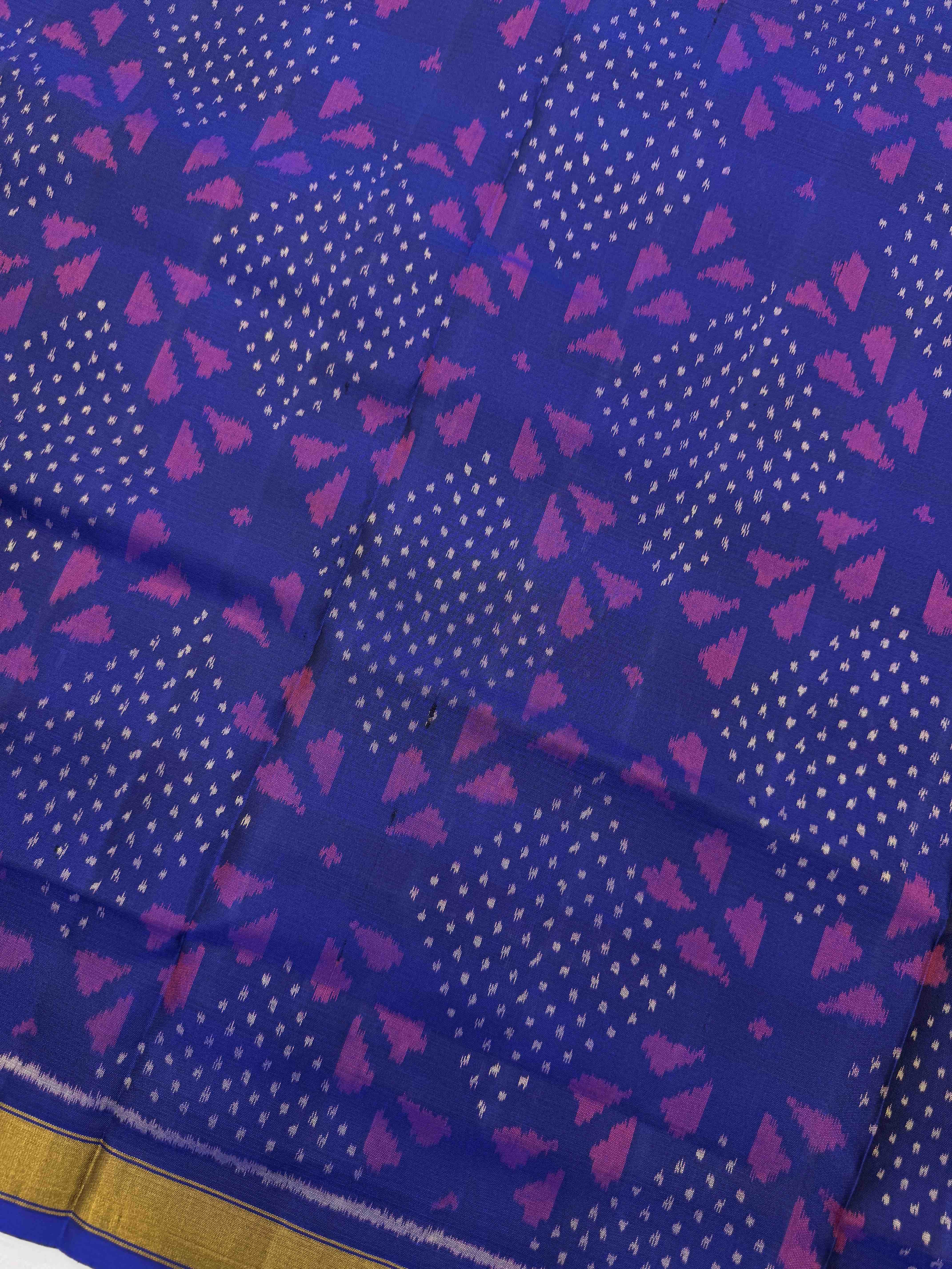 Blue & Purple Fancy with Booty Patola Dress
