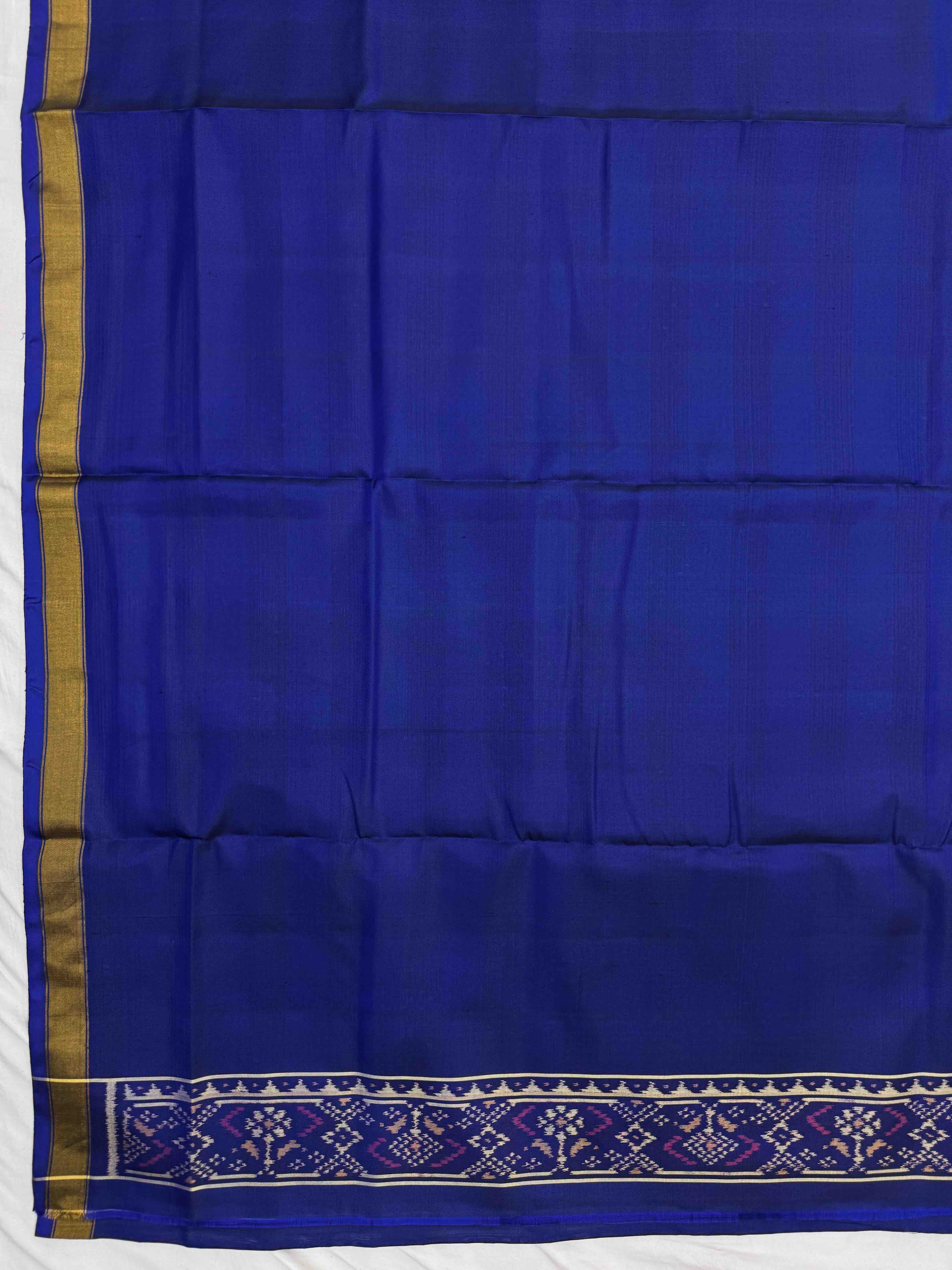 Blue & Purple Fancy with Booty Patola Dress