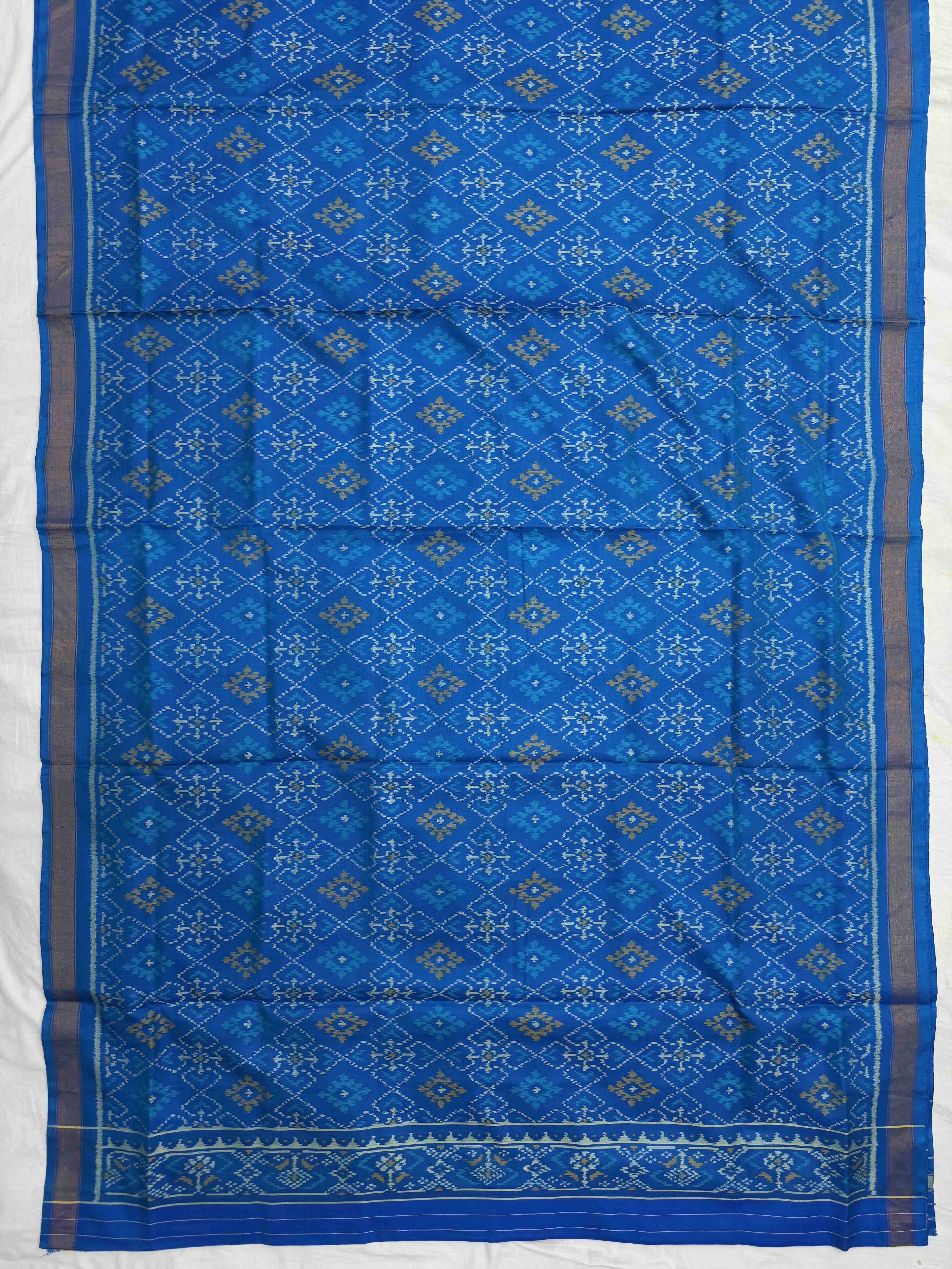Sky Blue Panchanda with Boody Patola Dress
