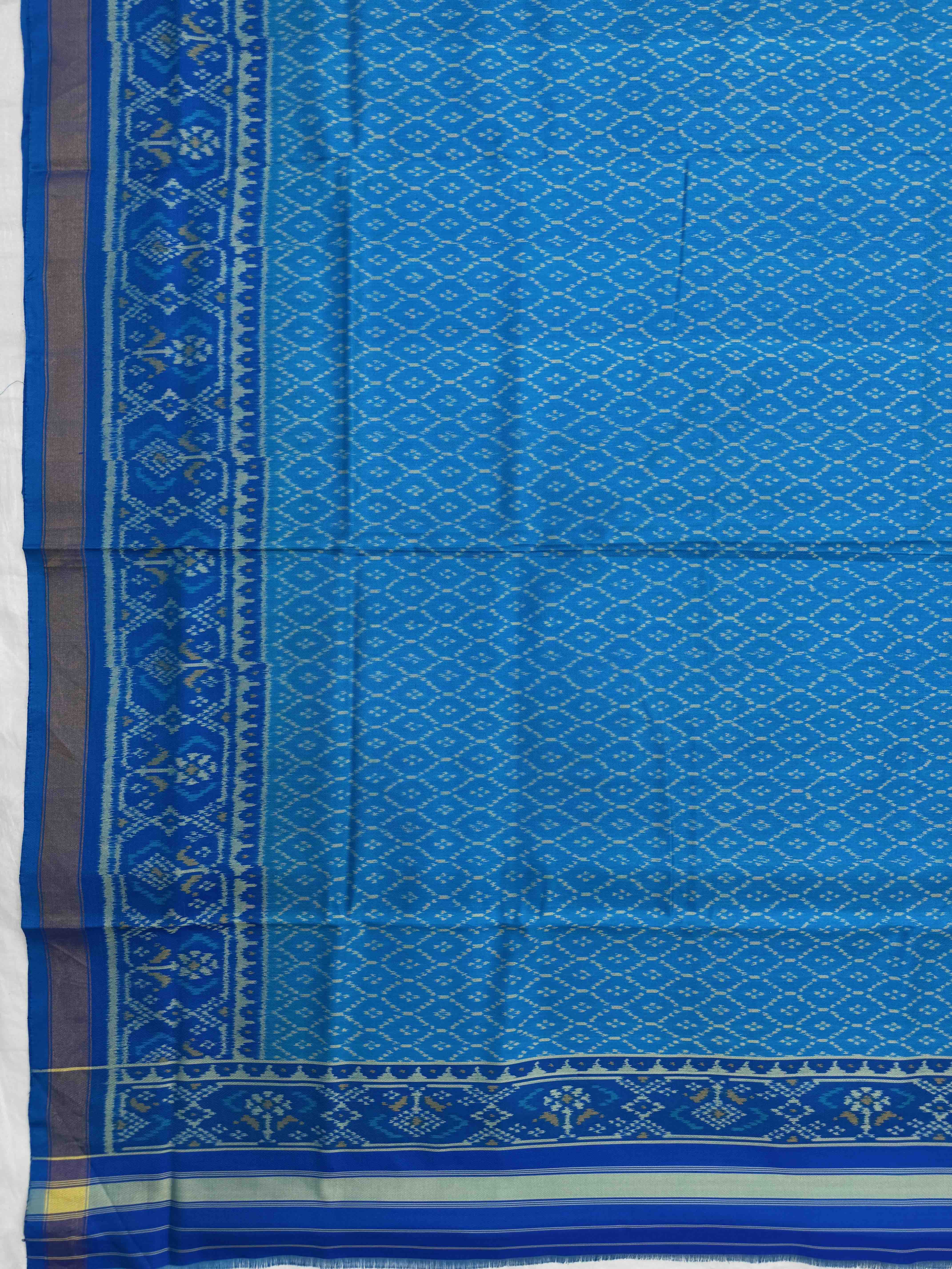 Sky Blue Panchanda with Boody Patola Dress