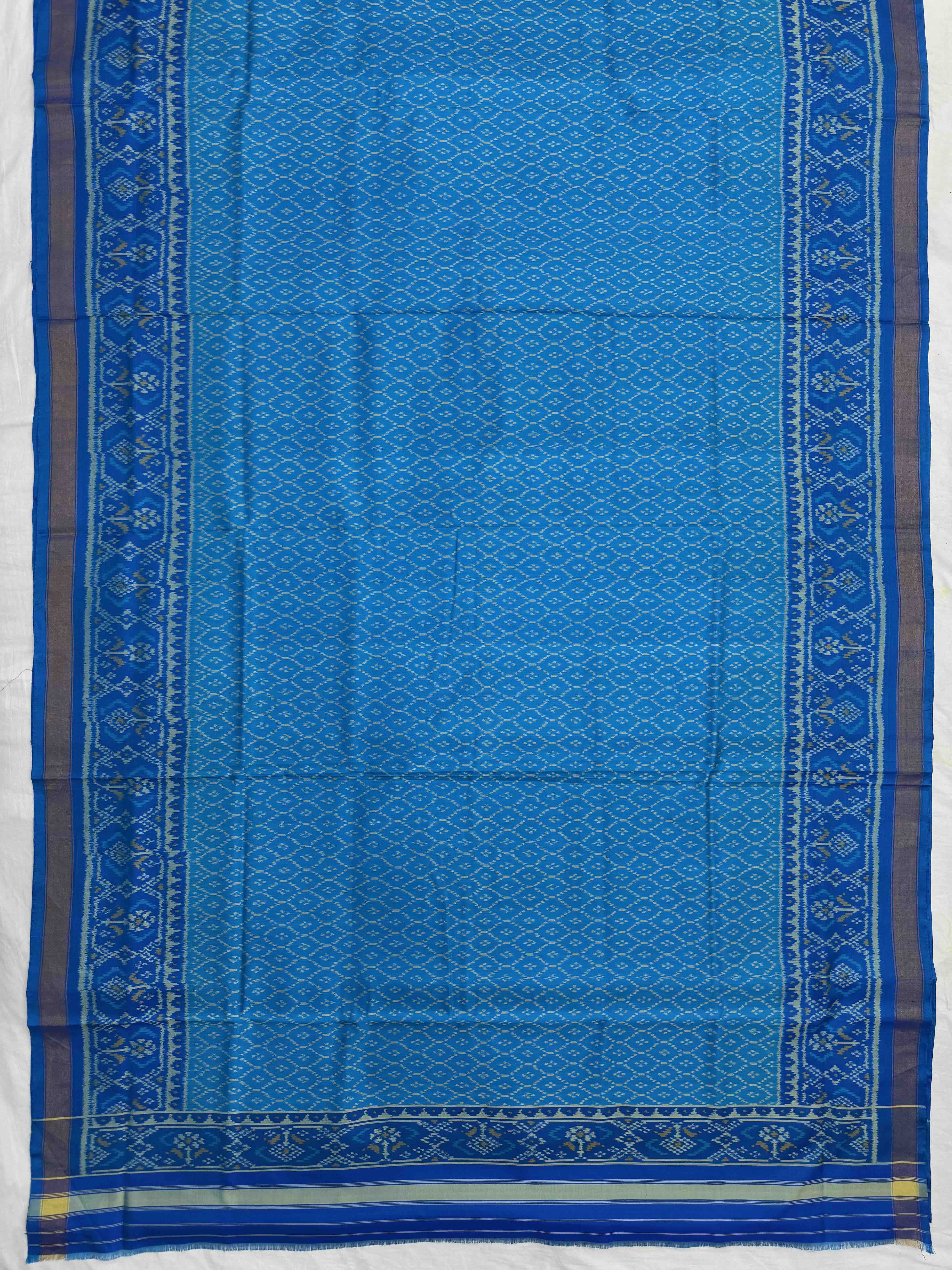 Sky Blue Panchanda with Boody Patola Dress