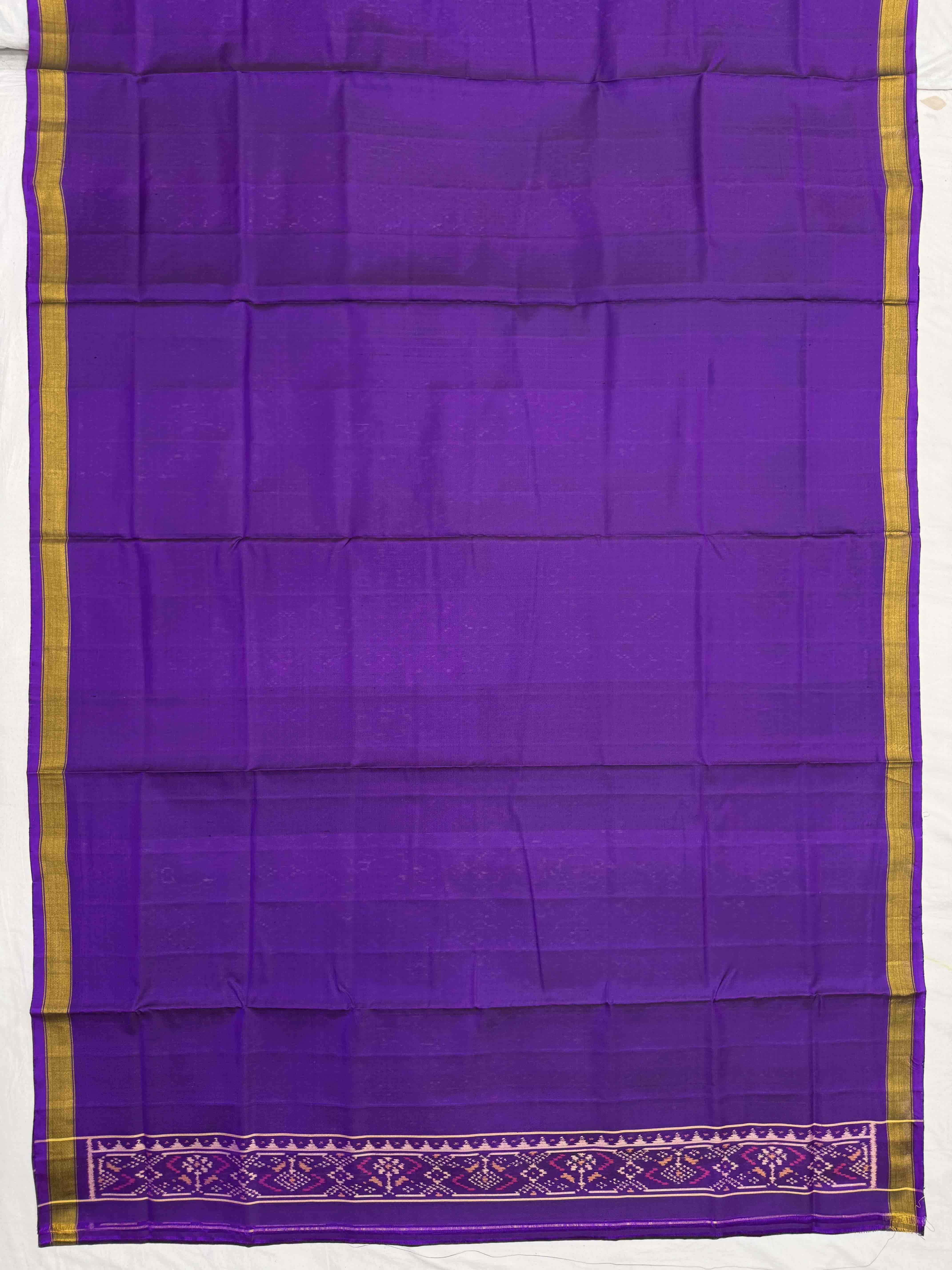 Purple & Pink Navratan Panchanda with Fancy Circle Design Patola Dress