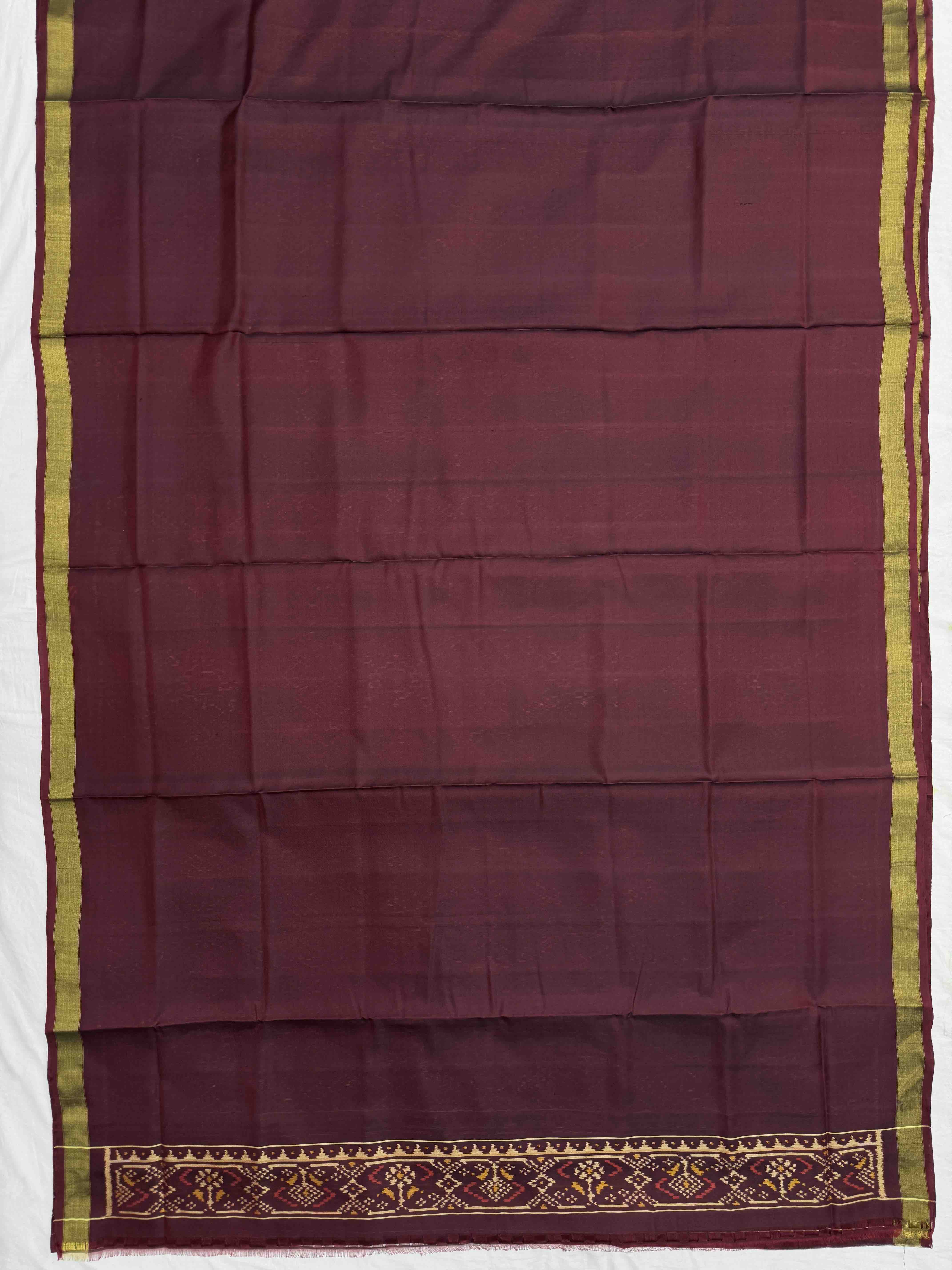 Maroon & Red Manekchok with Booty Patola Dress