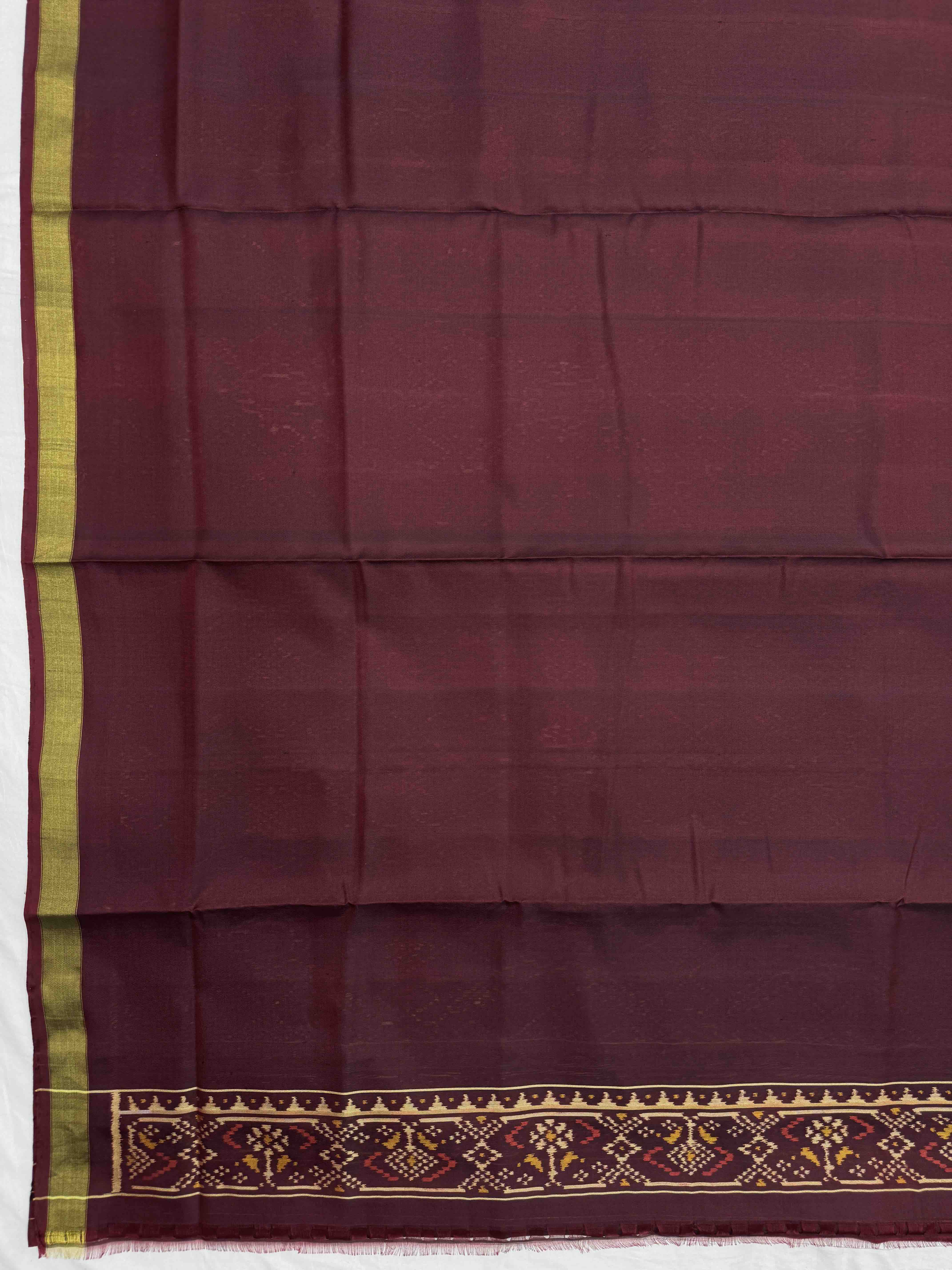 Maroon & Red Manekchok with Booty Patola Dress
