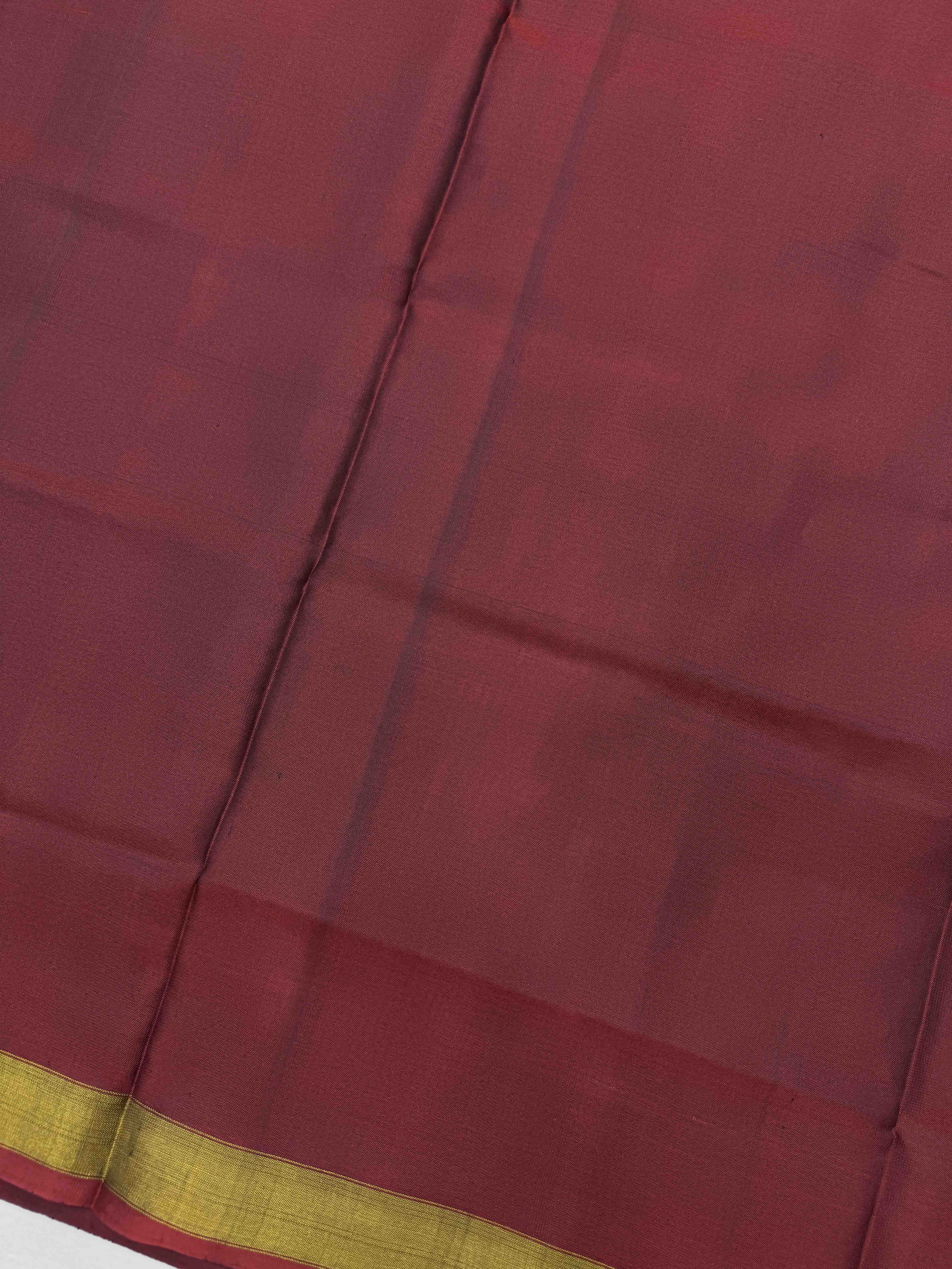 Maroon & Red Narikunj with Zig zag Linging Patola Dress
