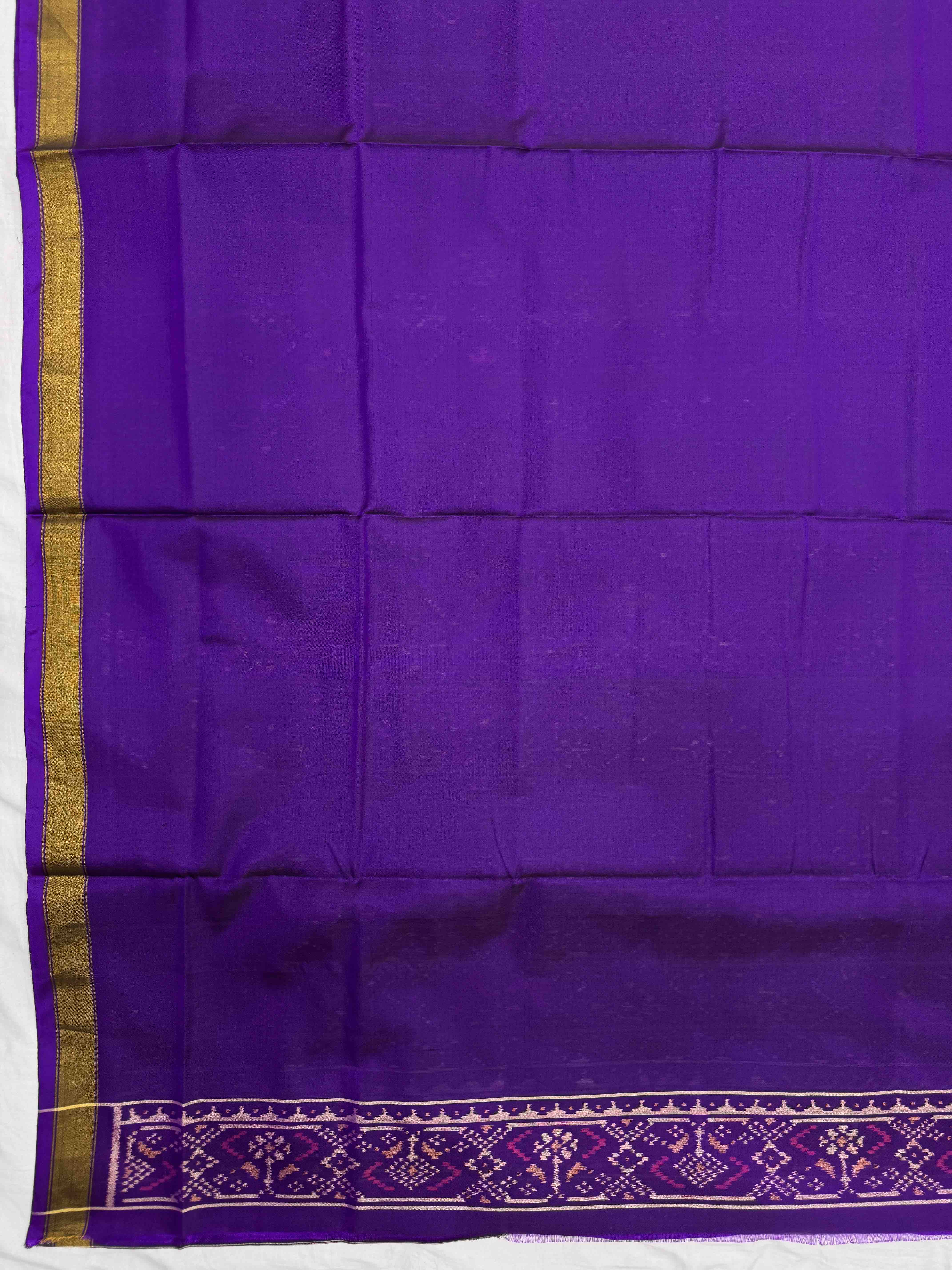 Purple & Pink Panchanda with Boody Patola Dress