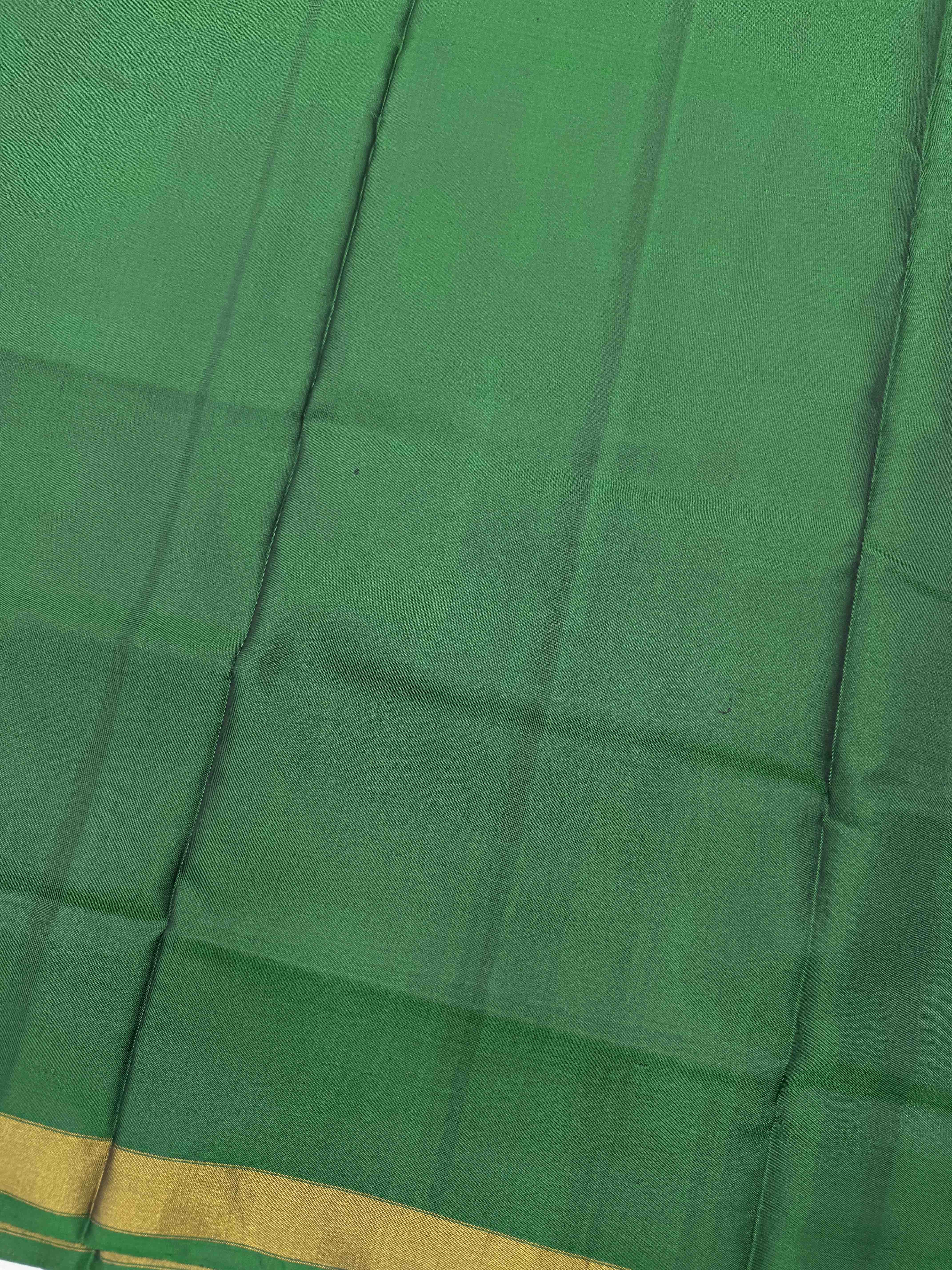 Green & Rust Panchanda with Boody Patola Dress