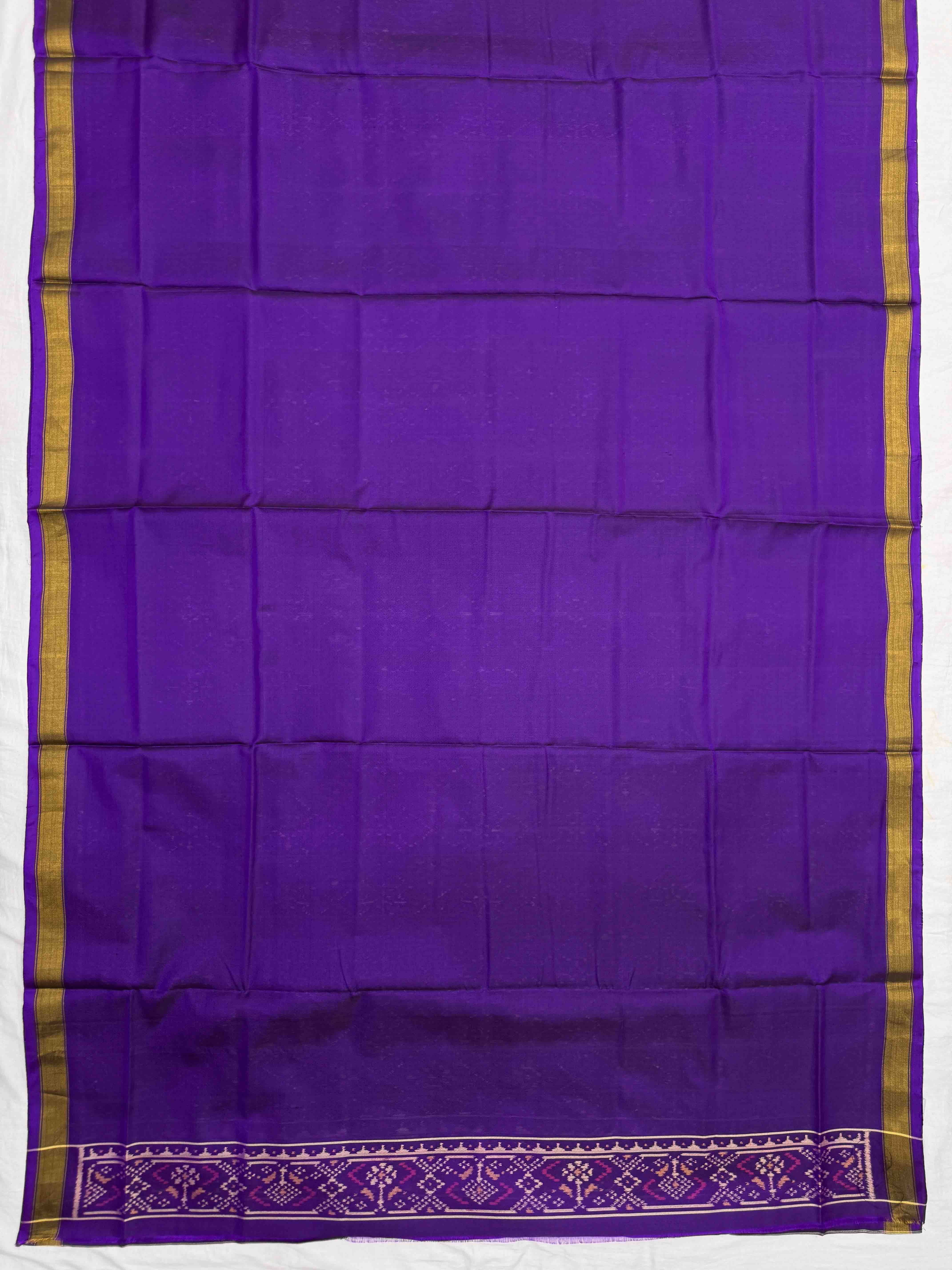 Purple & Pink Panchanda with Boody Patola Dress