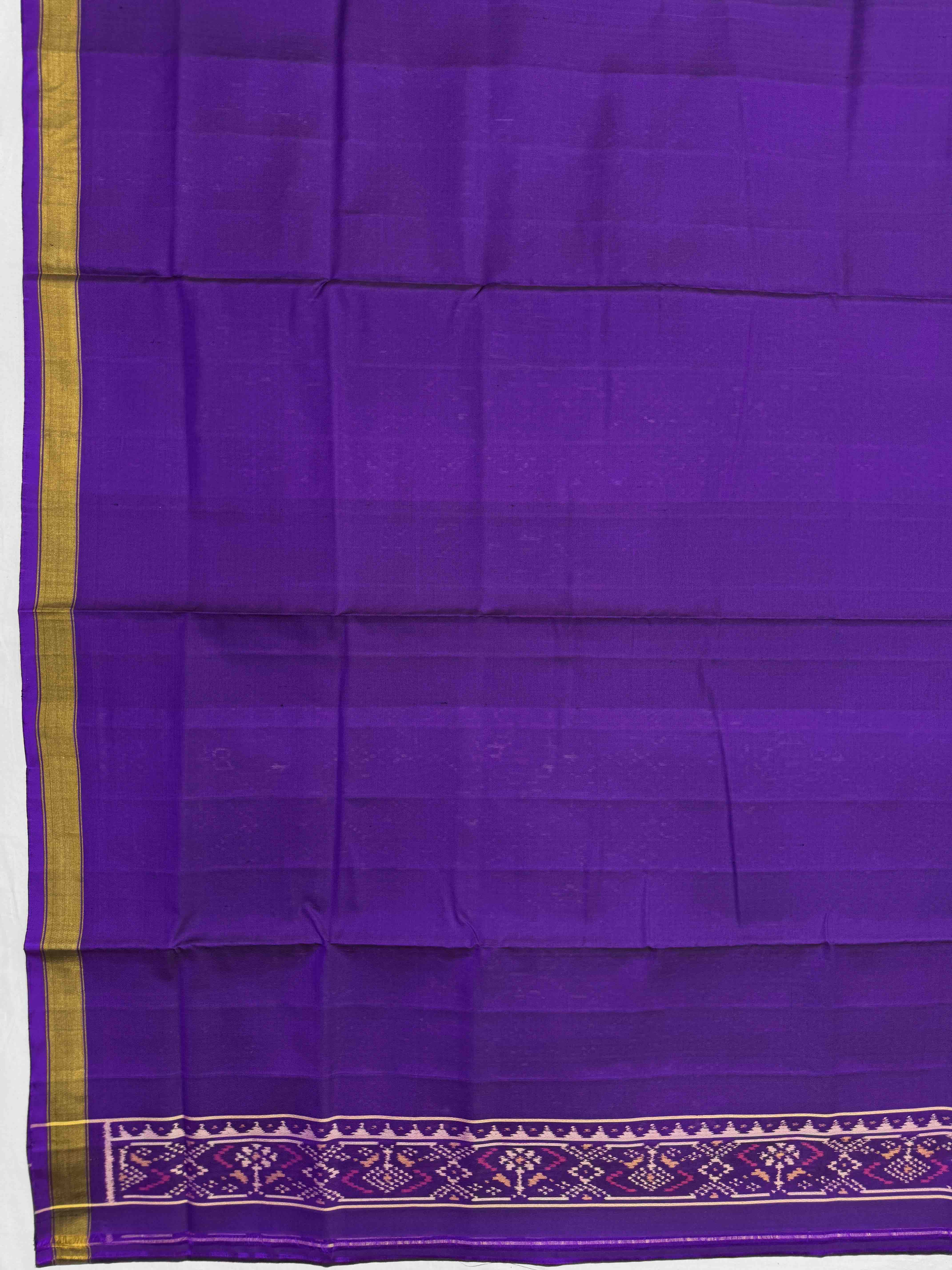 Purple & Pink Navratan Panchanda with Fancy Circle Design Patola Dress