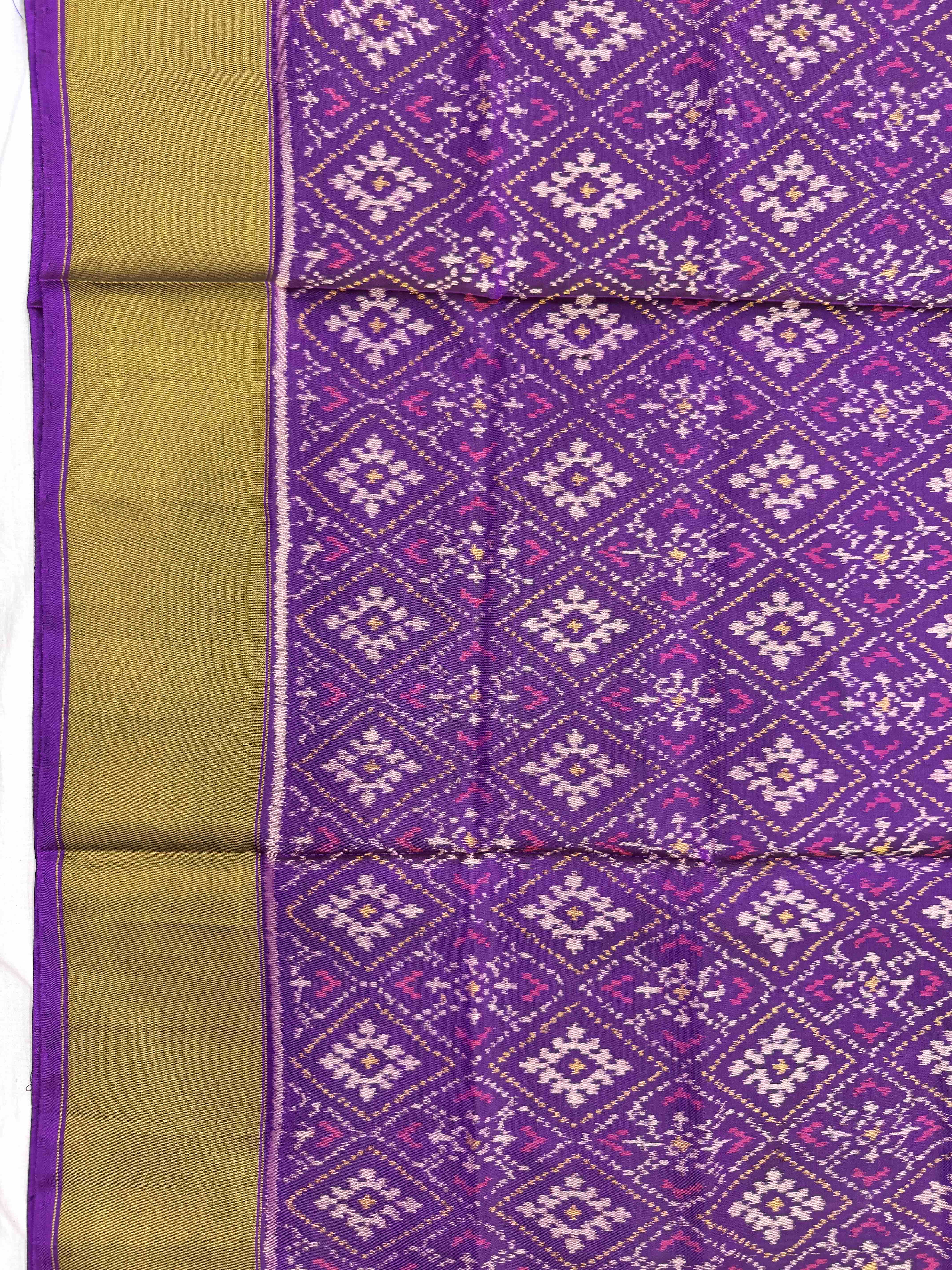 Purple Panchanda Rajkot Patola Saree