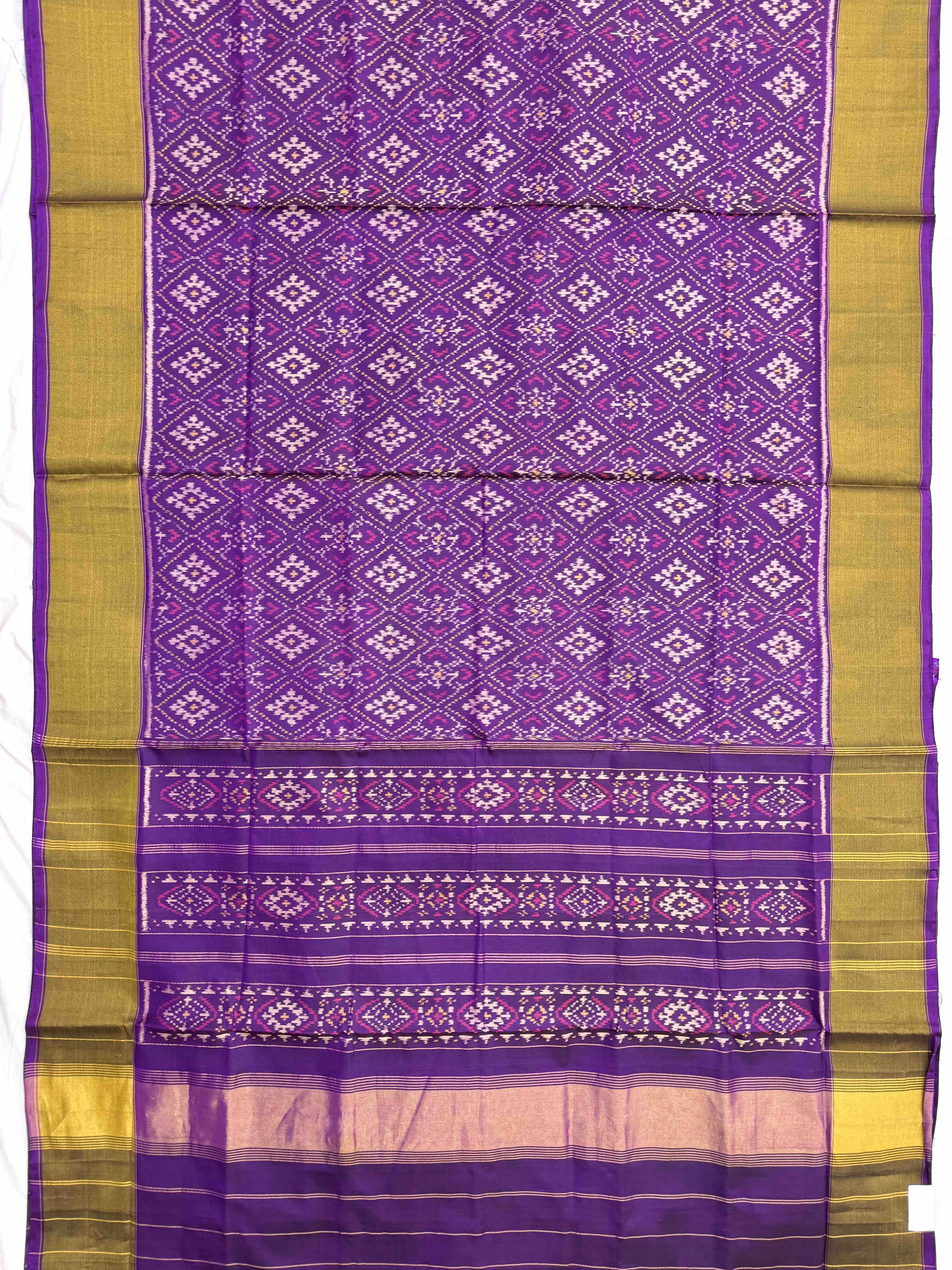 Purple Panchanda Rajkot Patola Saree
