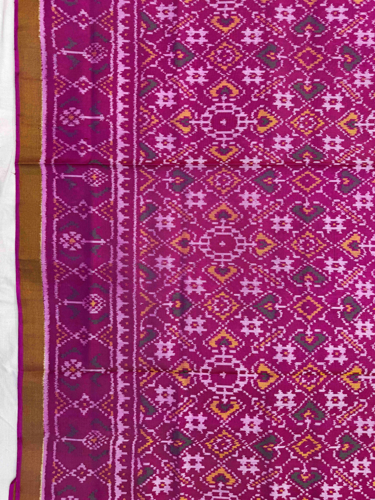 Pink Manekchowk Rajkot Patola Saree