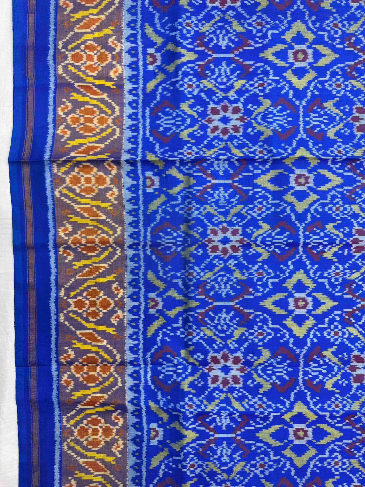 Blue Chhabdi Rajkot Patola Saree