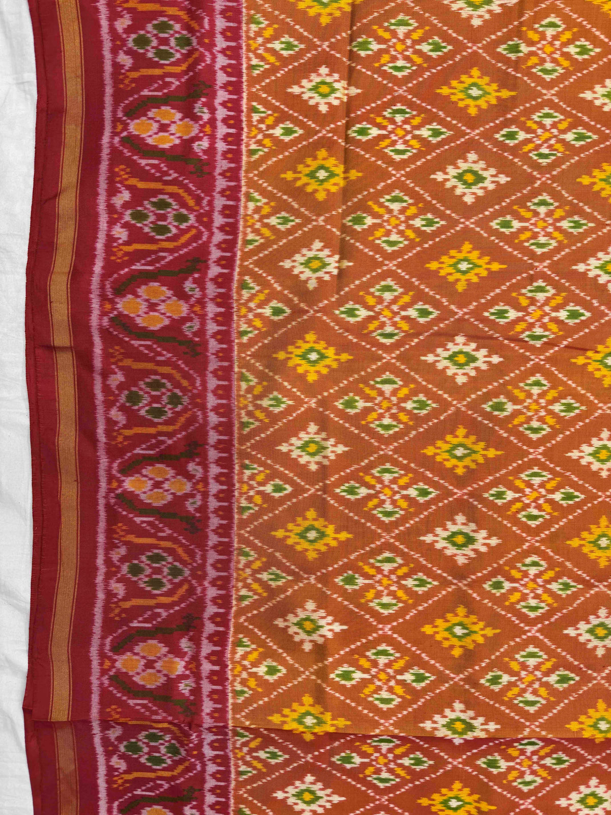 Red & Golden Panchanda Rajkot Patola Saree