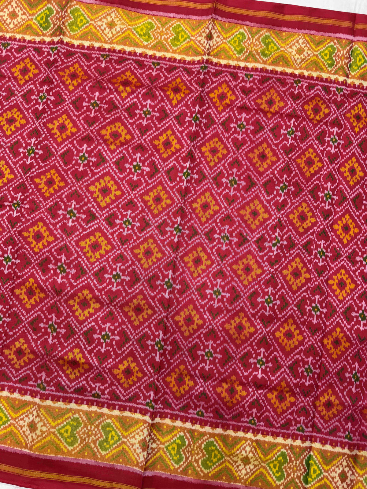 Red Panchanda Rajkot Patola Saree