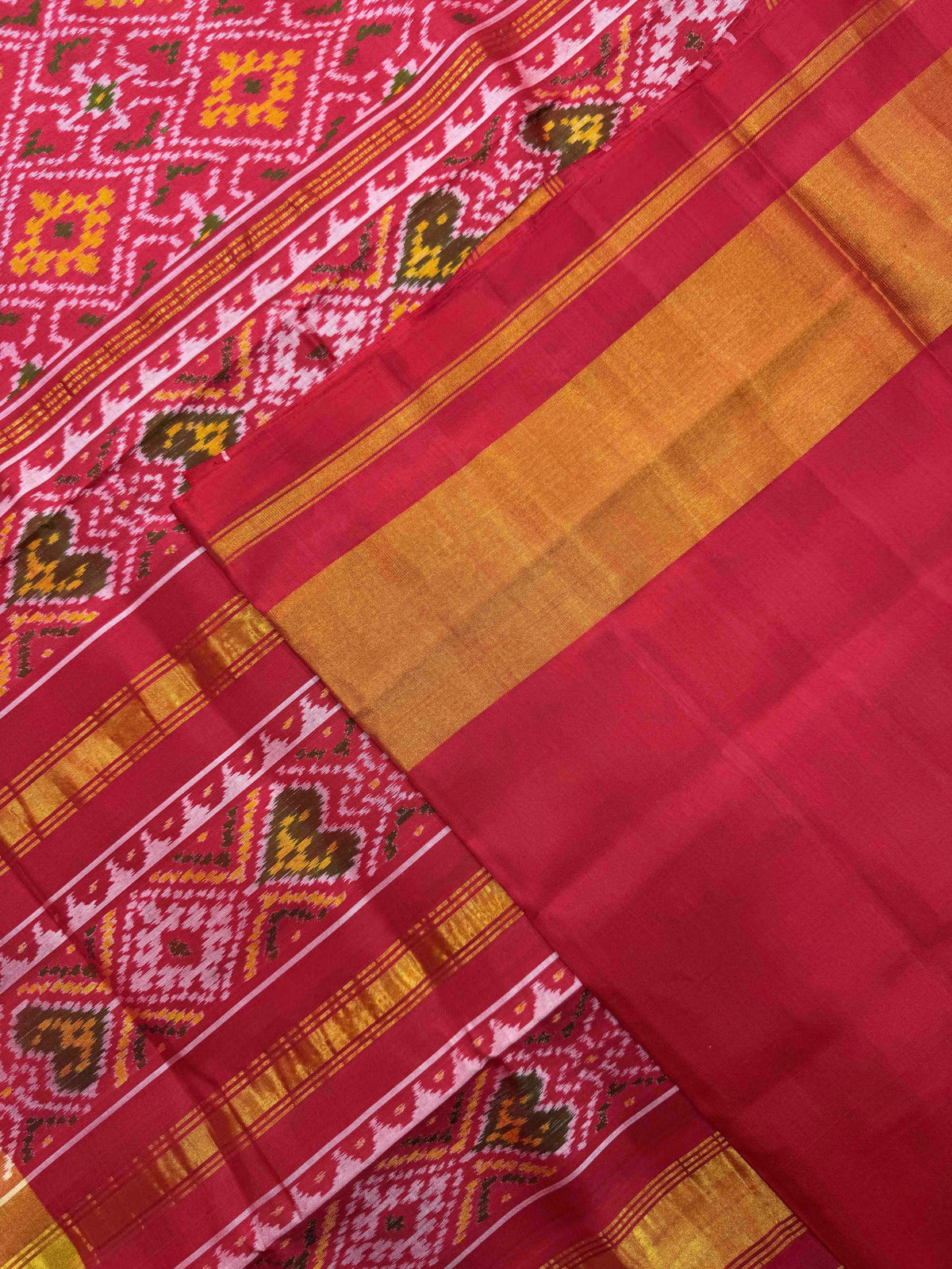 Red Panchanda Rajkot Patola Saree