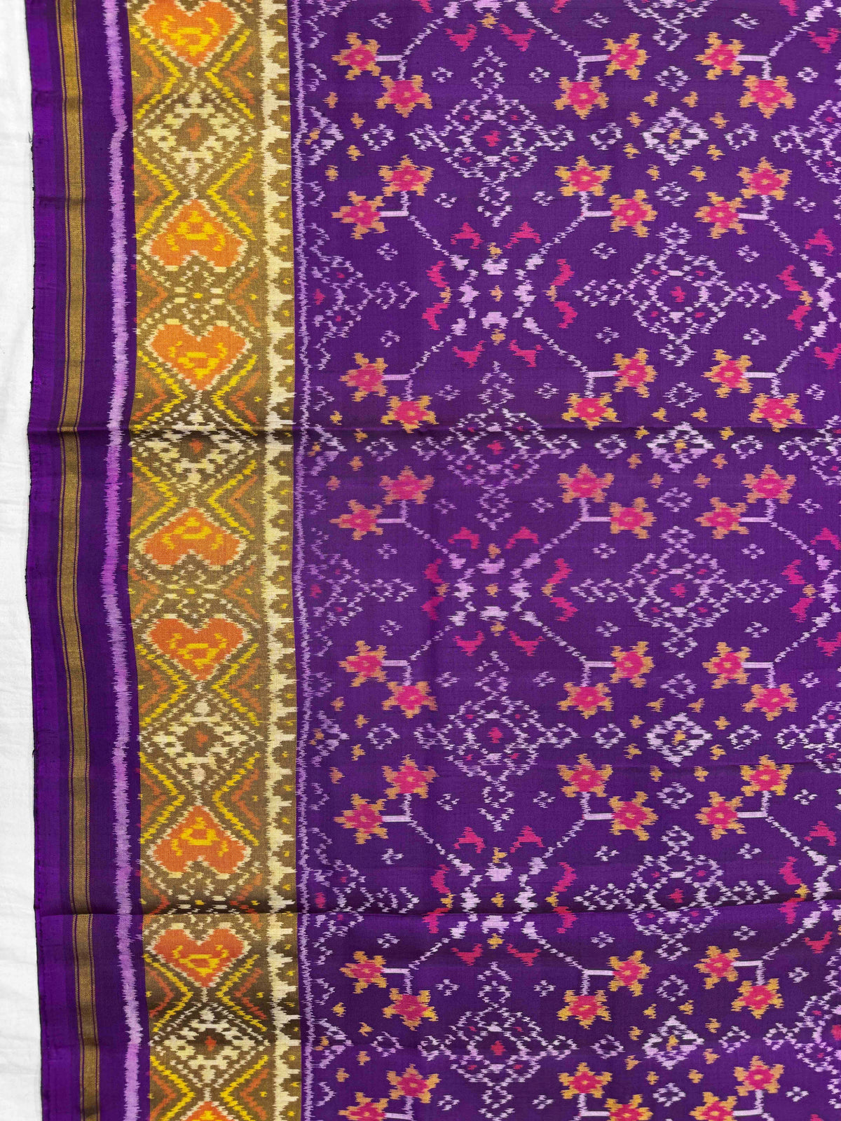Purple Navratan Rajkot Patola Saree