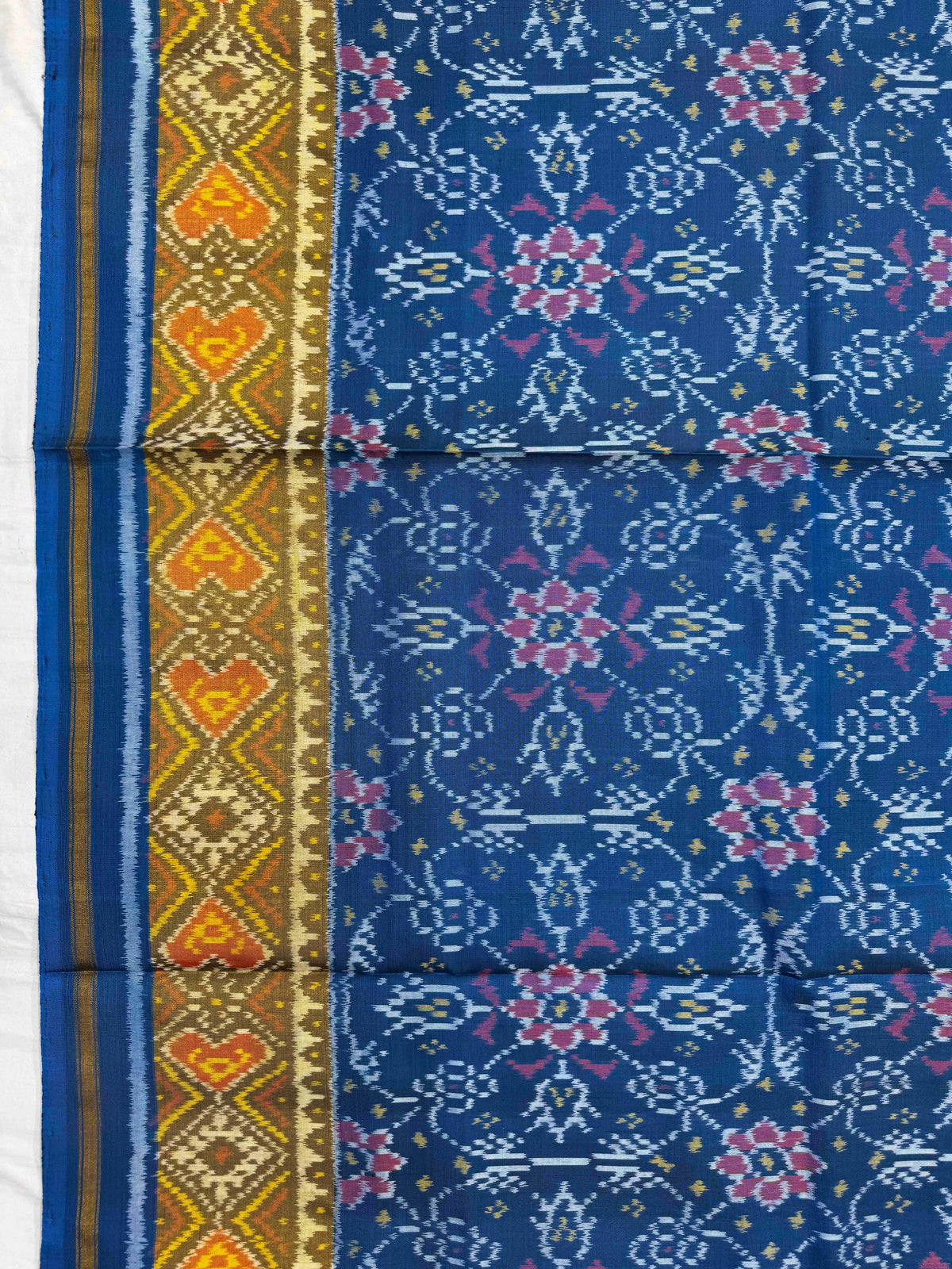 Turquoise Blue Chhabdi Rajkot Patola Saree