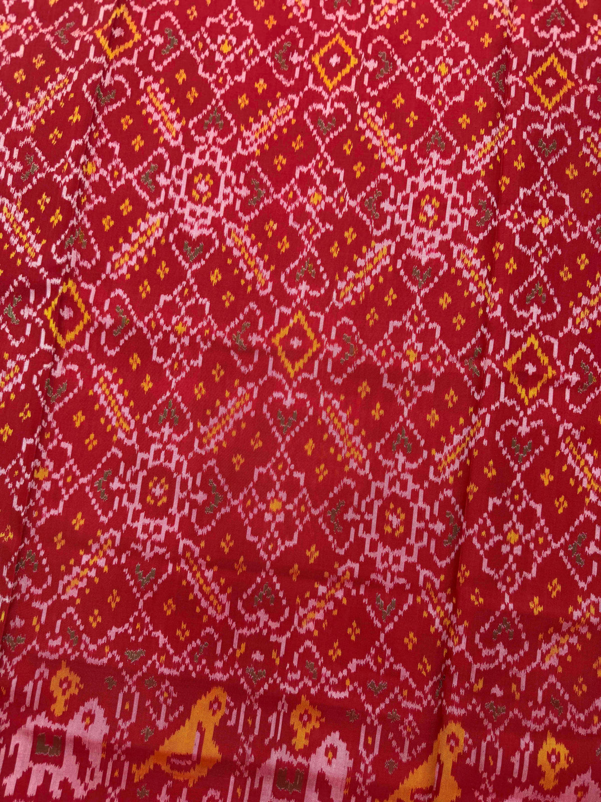 Red Manekchowk Rajkot Patola Saree