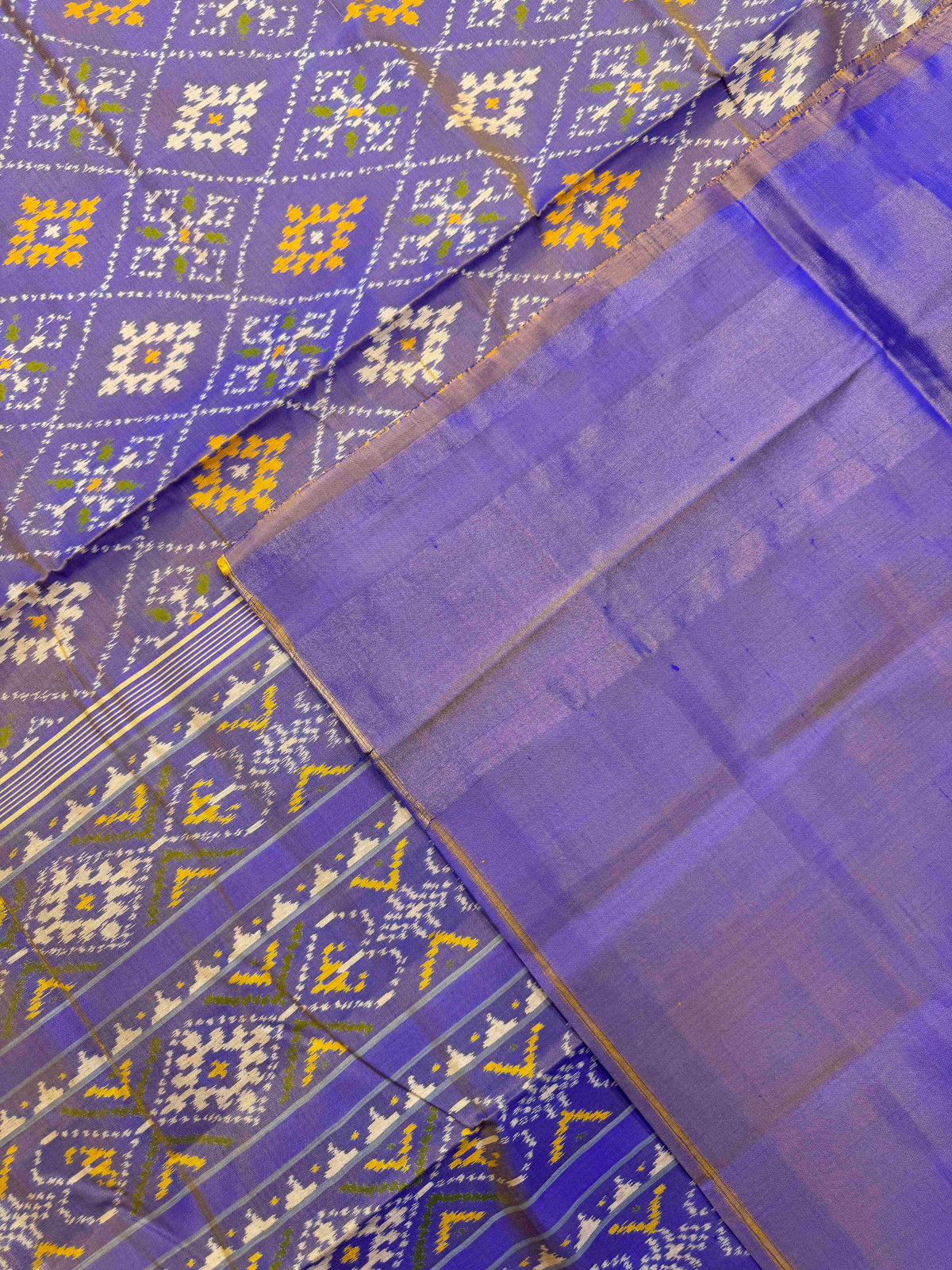 Light Purple Panchanda Rajkot Patola Saree