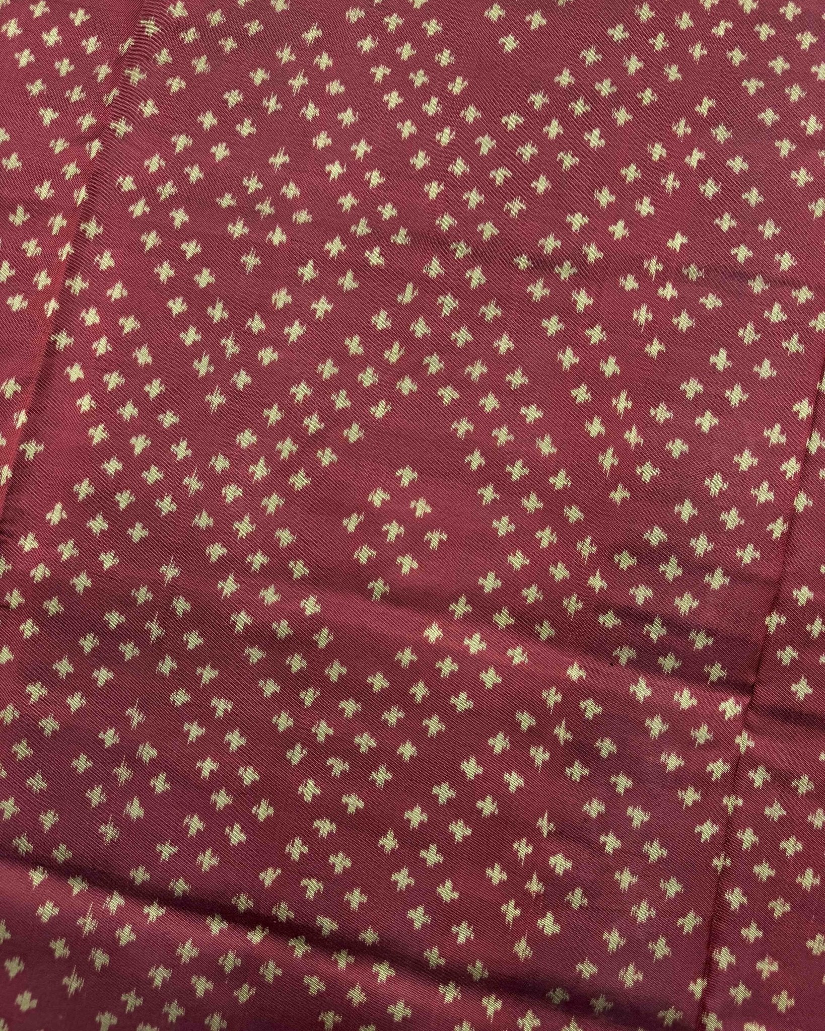 Black & Red Bandhej Design Patola Saree - SindhoiPatolaArt